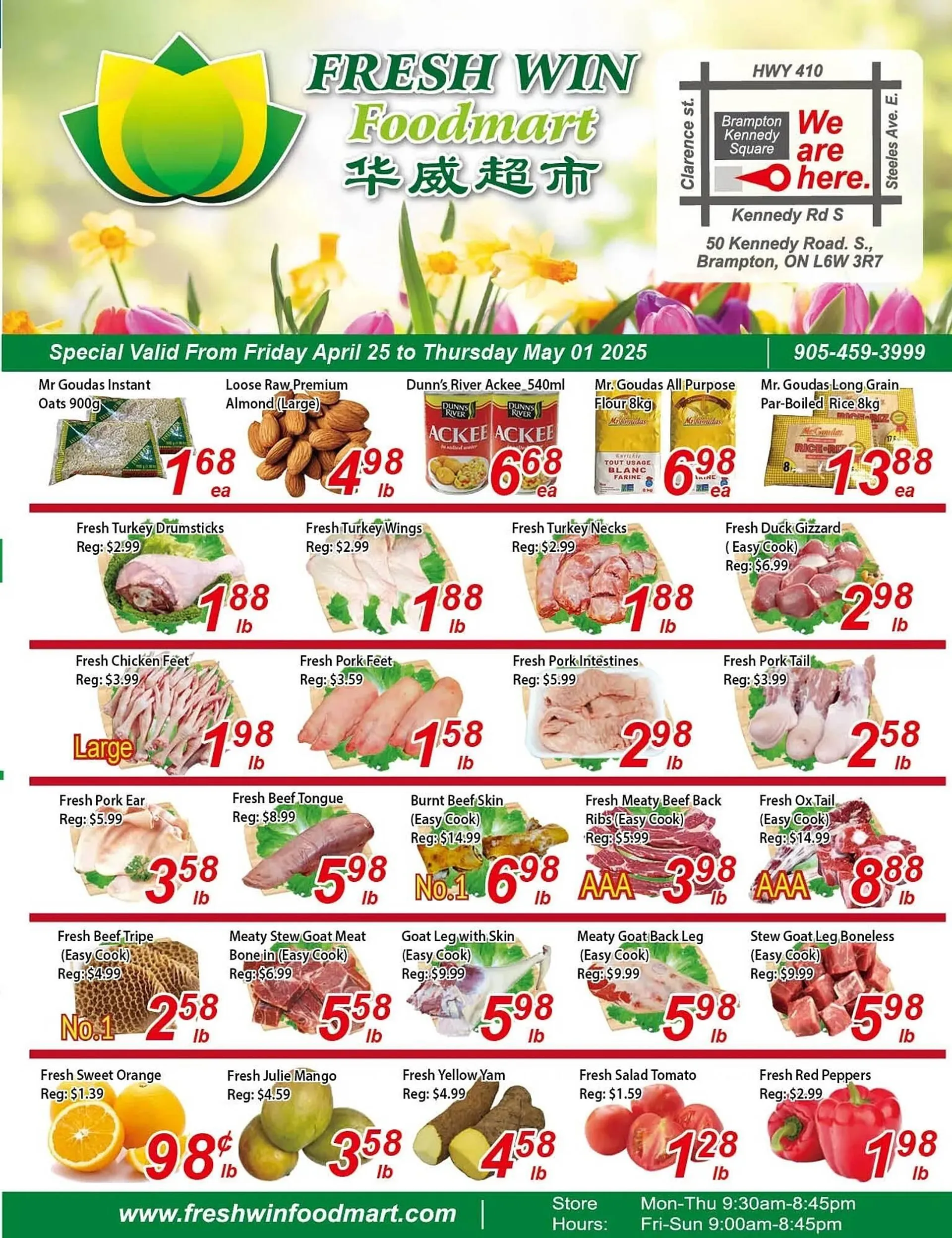 Fresh Win Foodmart flyer - 1