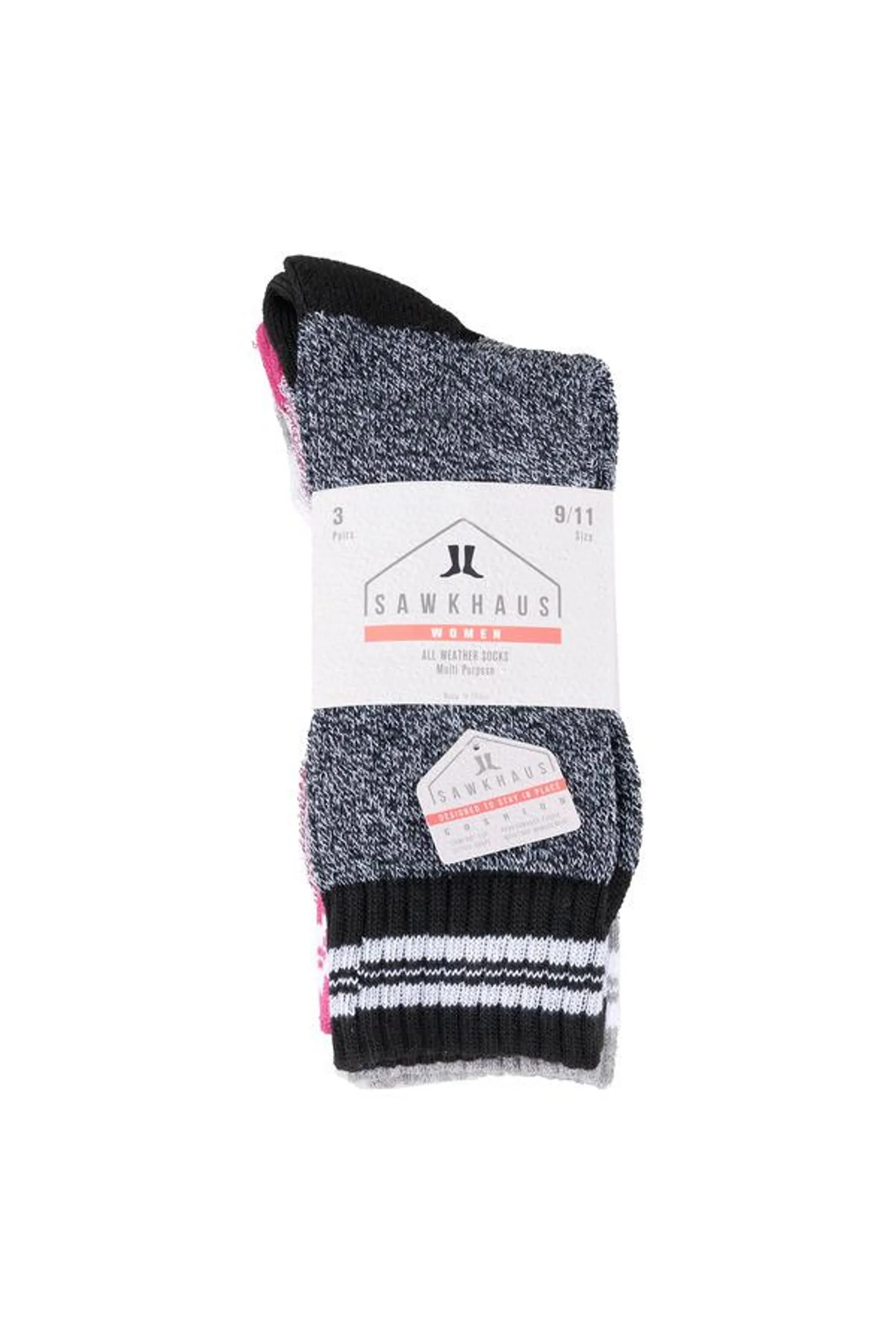 All weather multi-purpose socks - 3 pairs