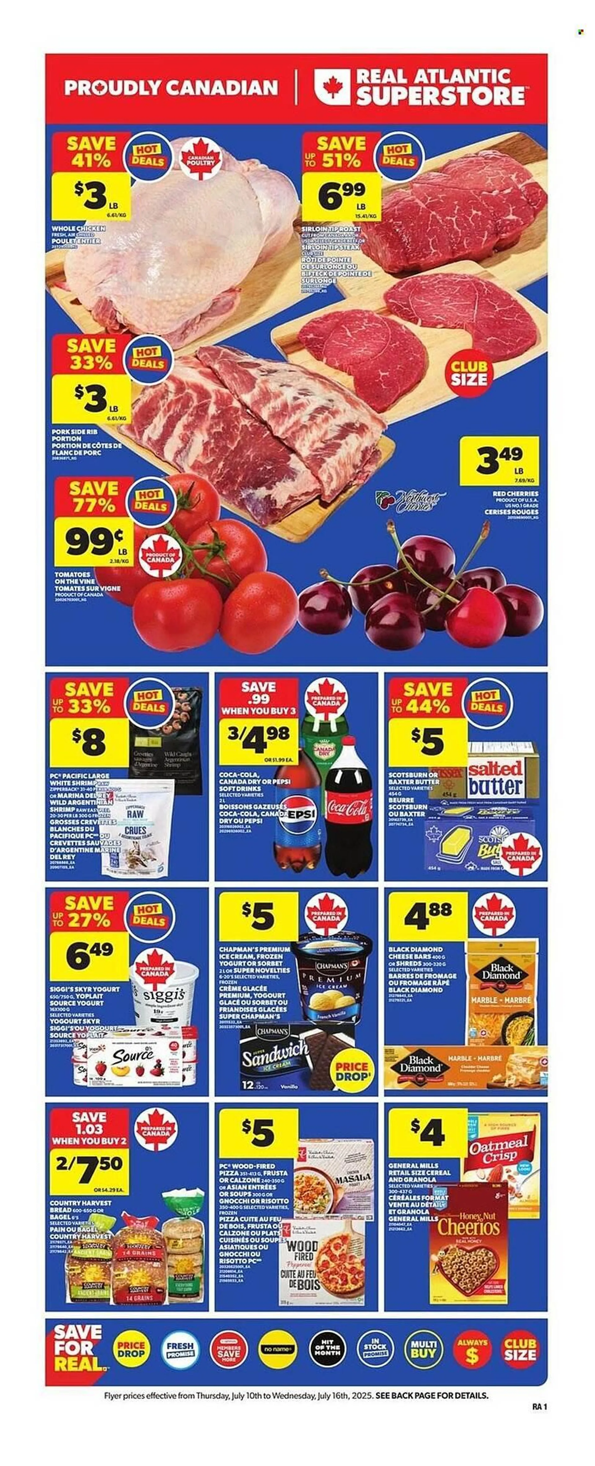 Atlantic Superstore flyer from July 10 to July 16 2025 - flyer page 1