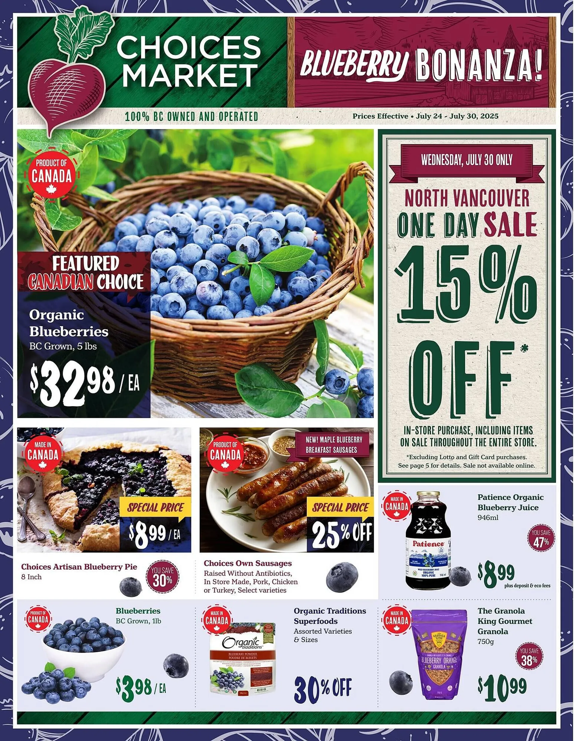 Choices Market flyer from July 21 to August 24 2025 - flyer page 1