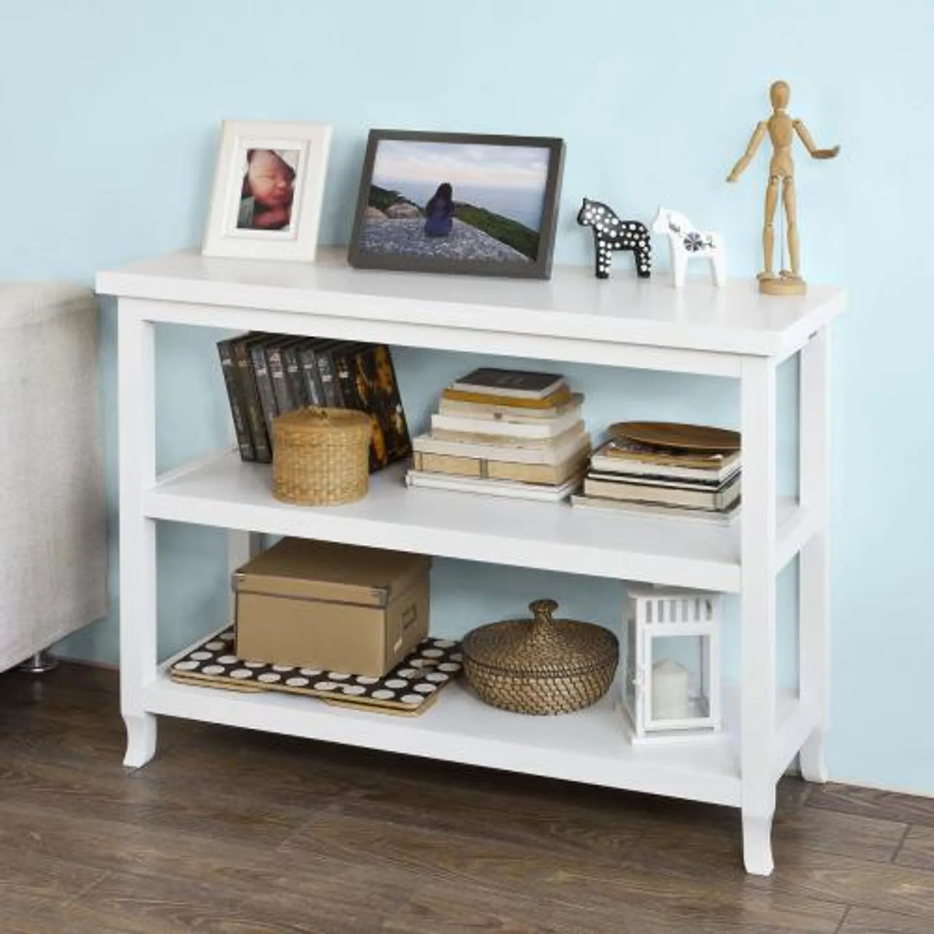 Atelier du Nord | 2-Tier White Console Side Table