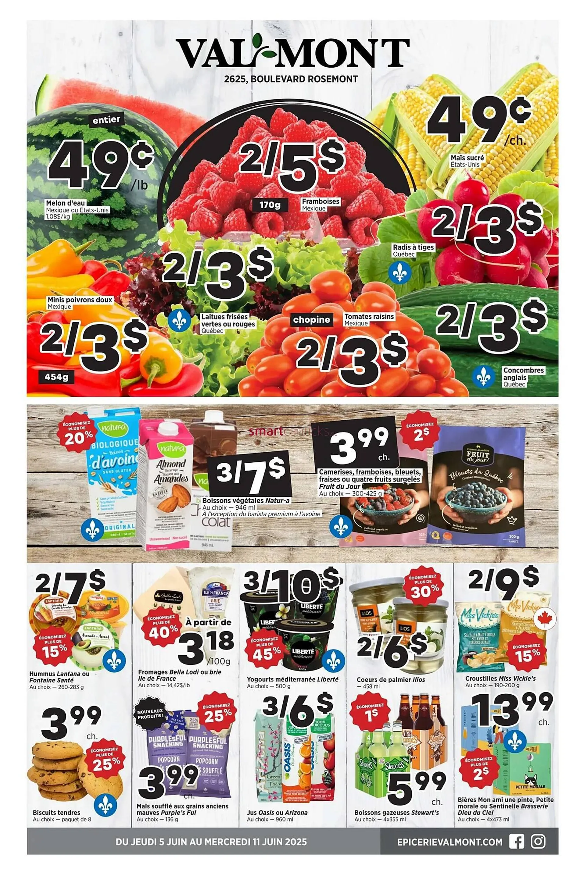 Val-Mont flyer from June 4 to June 10 2025 - flyer page 1