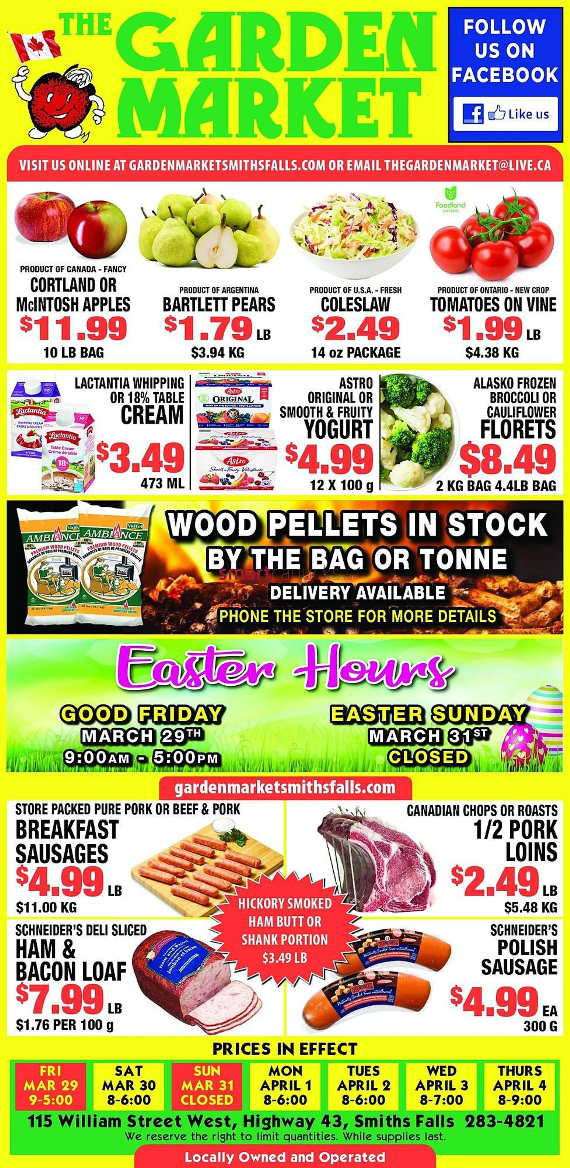 The Garden Market flyer from March 29 to April 25 2024 - flyer page 1