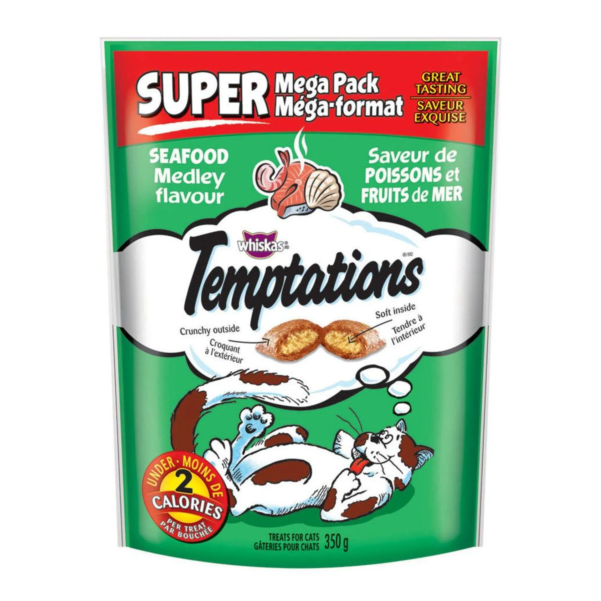 Whiskas, Temptations, Seafood Medley Treats