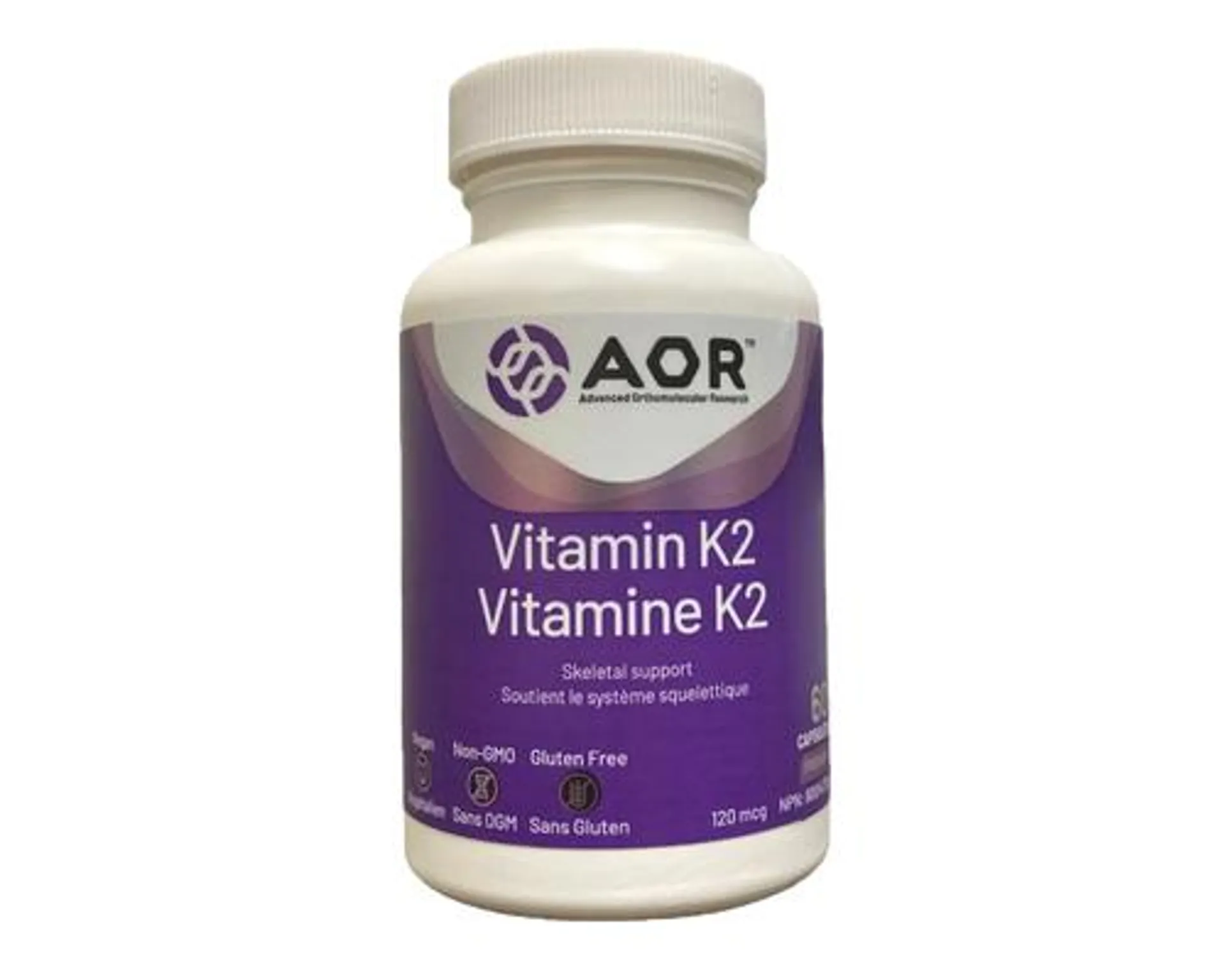 AOR Vitamin-K2 120mcg 60 Capsules