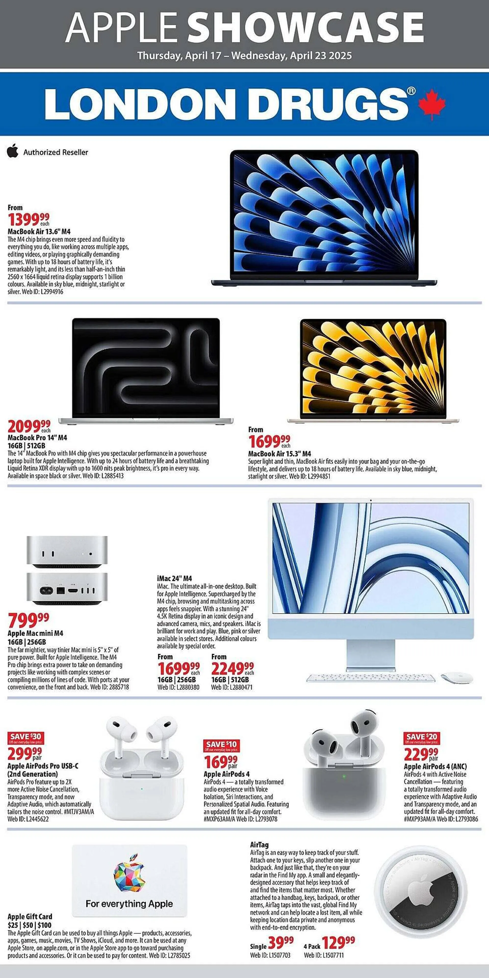 London Drugs flyer - 1