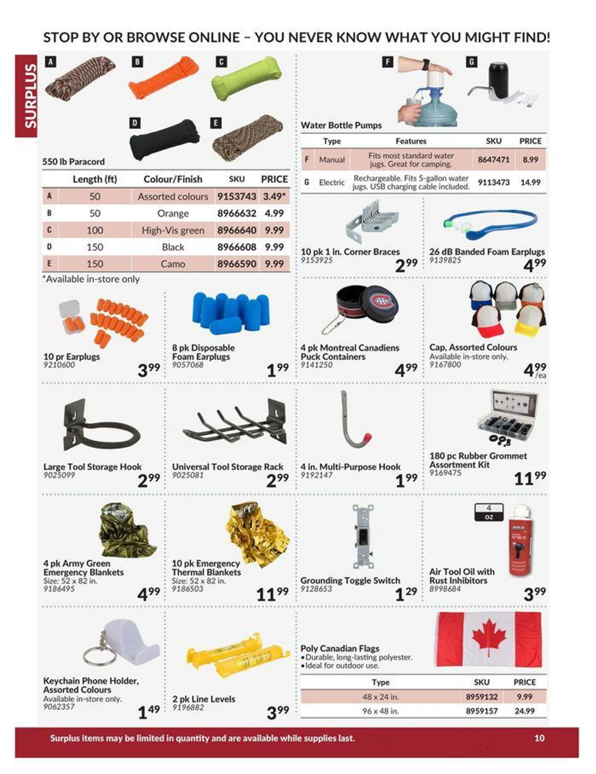 Surplus Catalogue from April 23 to April 22 2025 - flyer page 10