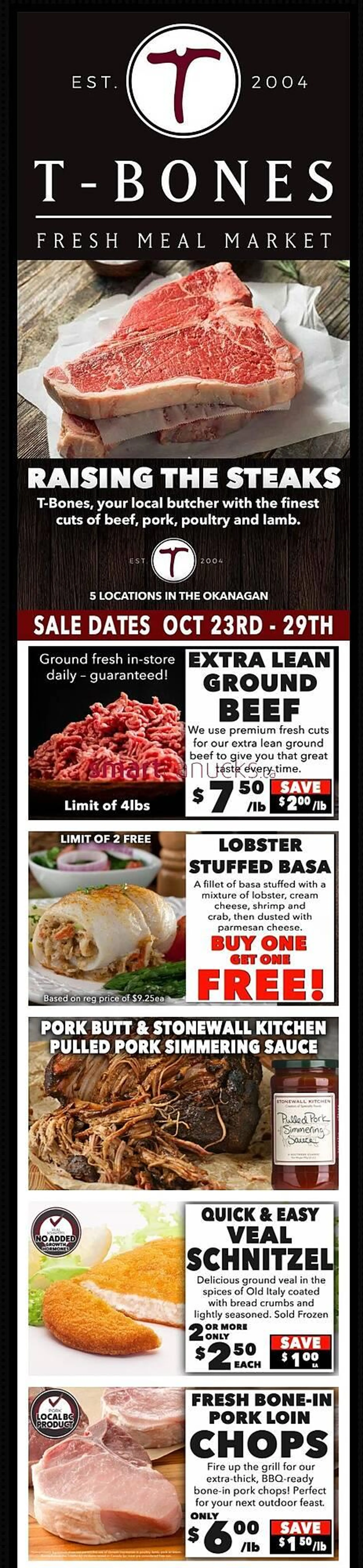 T-Bones flyer - 1