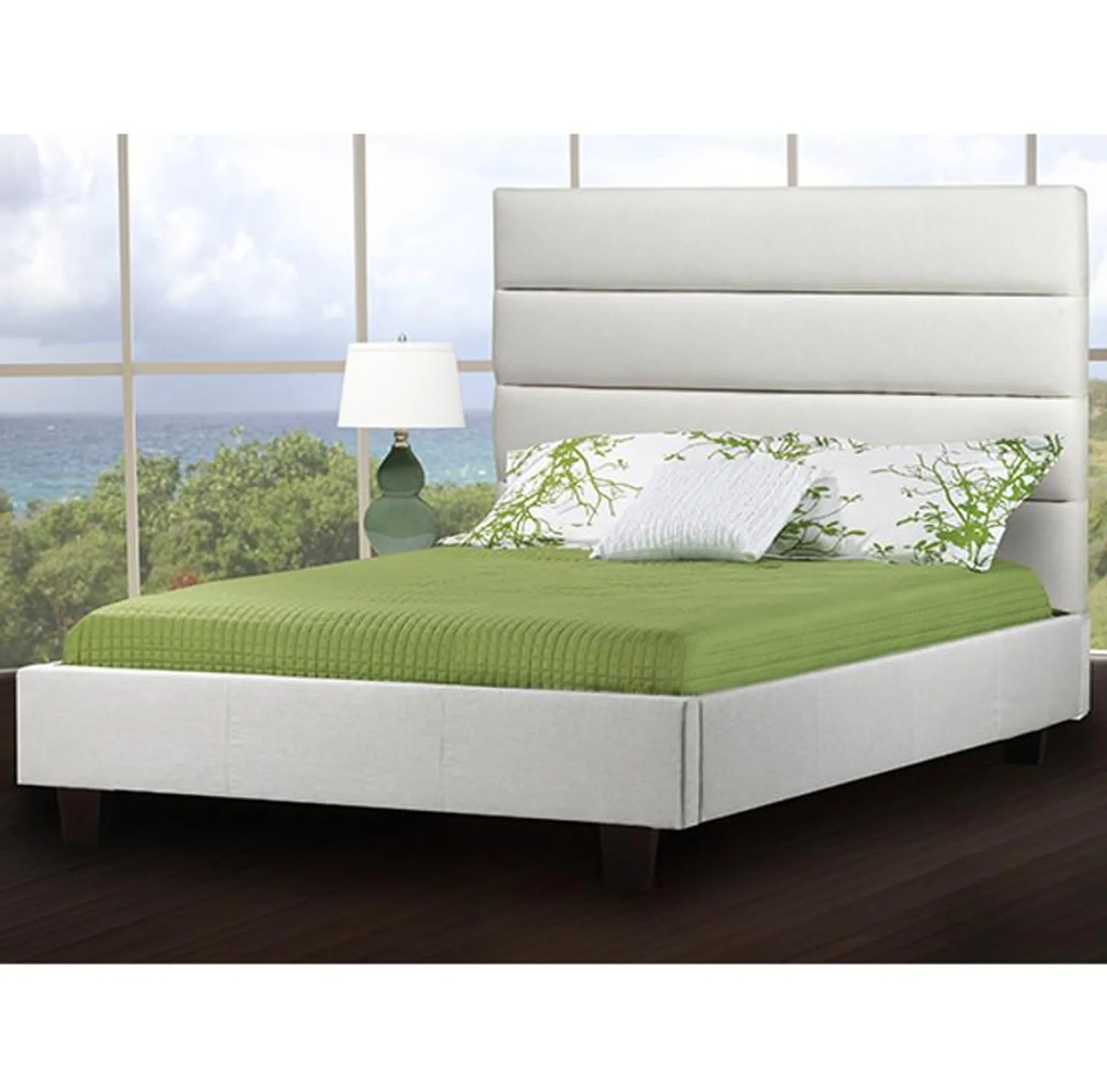 Audrey Upholstered Headboard Bed