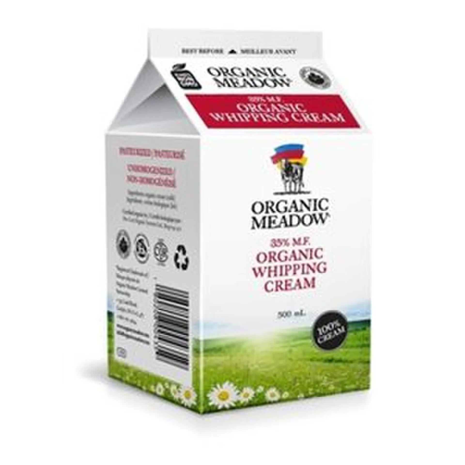 Organic Meadow Whipping Cream 35% Org 500 ml