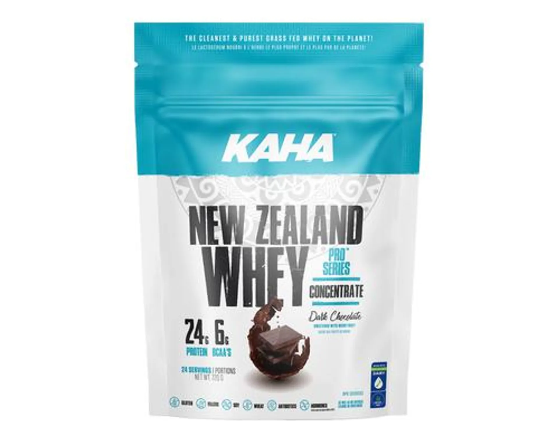 Kaha Nutrition New Zealand Whey Protein Dark Chocolate 720g (Formerly Known As Ergogenics)