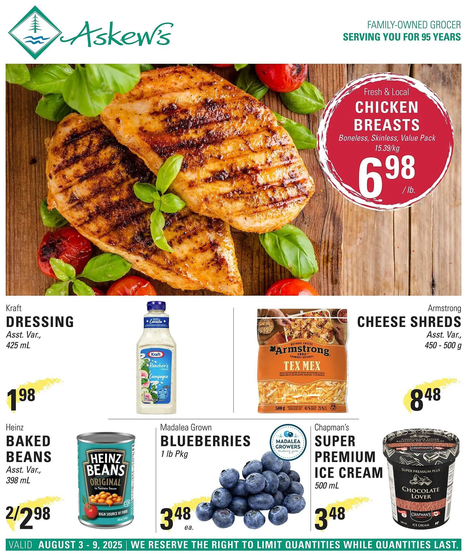 Askews Foods flyer from August 3 to August 9 2025 - flyer page 1