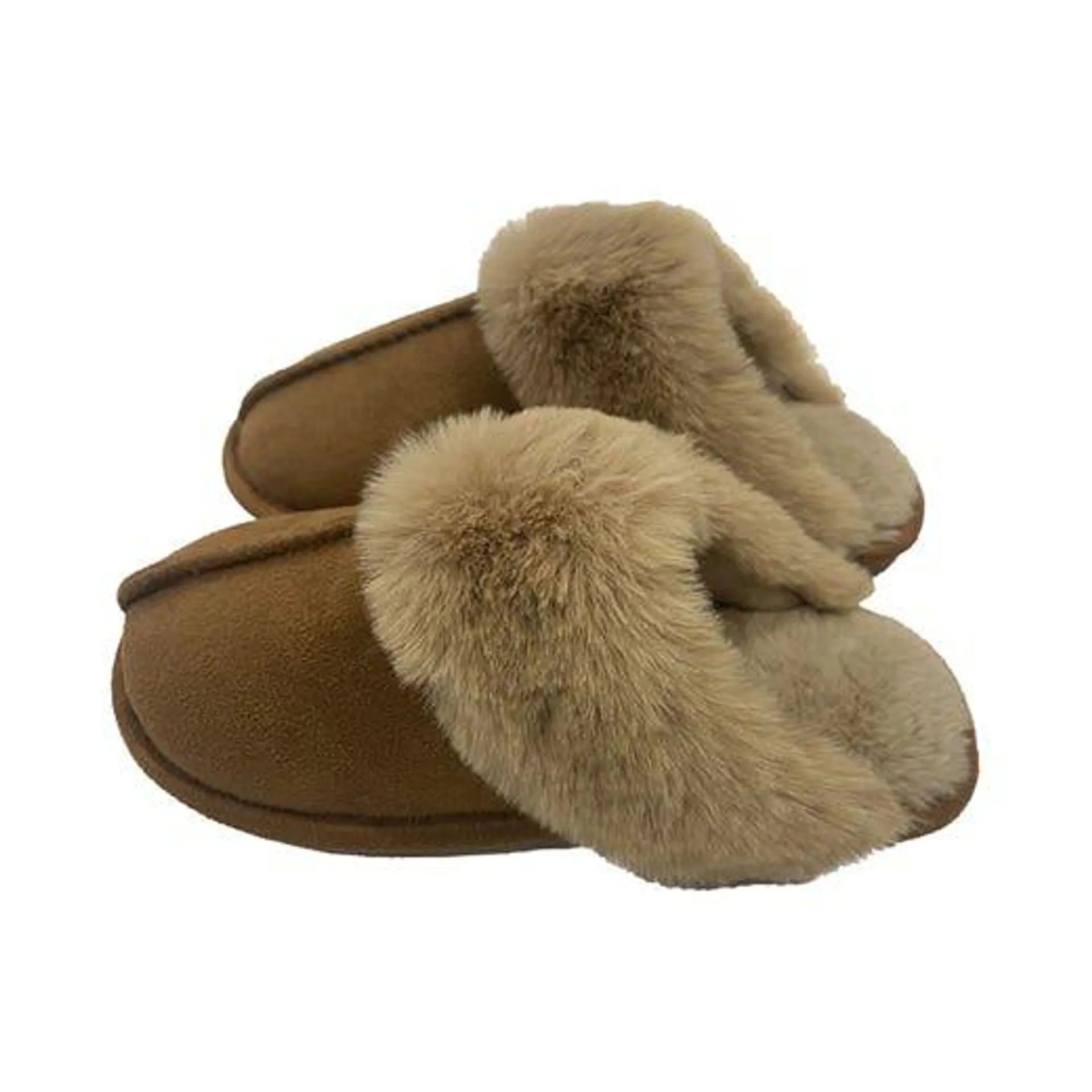 Faux Fur Slipper (Size: 39/40)