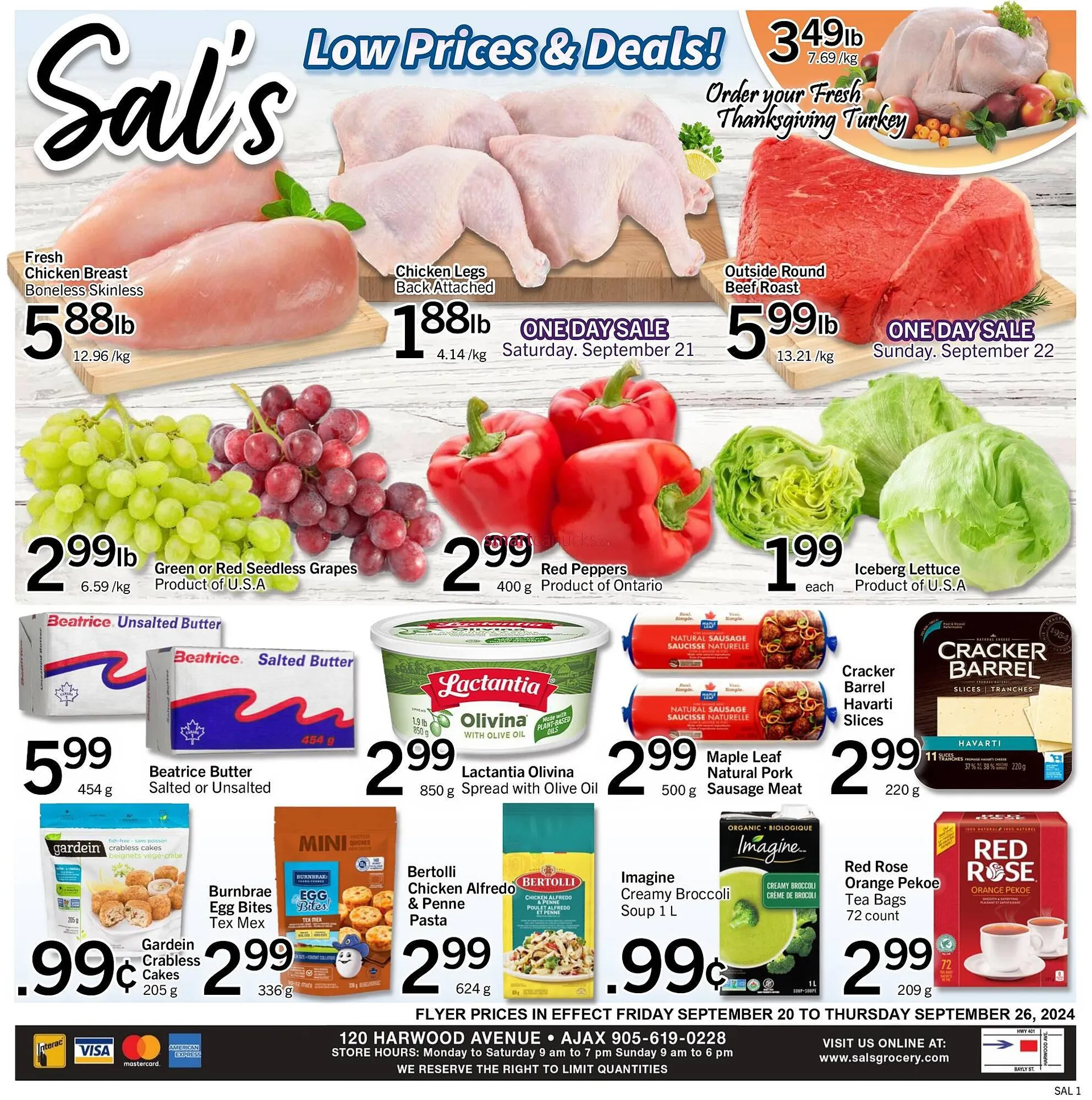 Sals Grocery flyer - 1