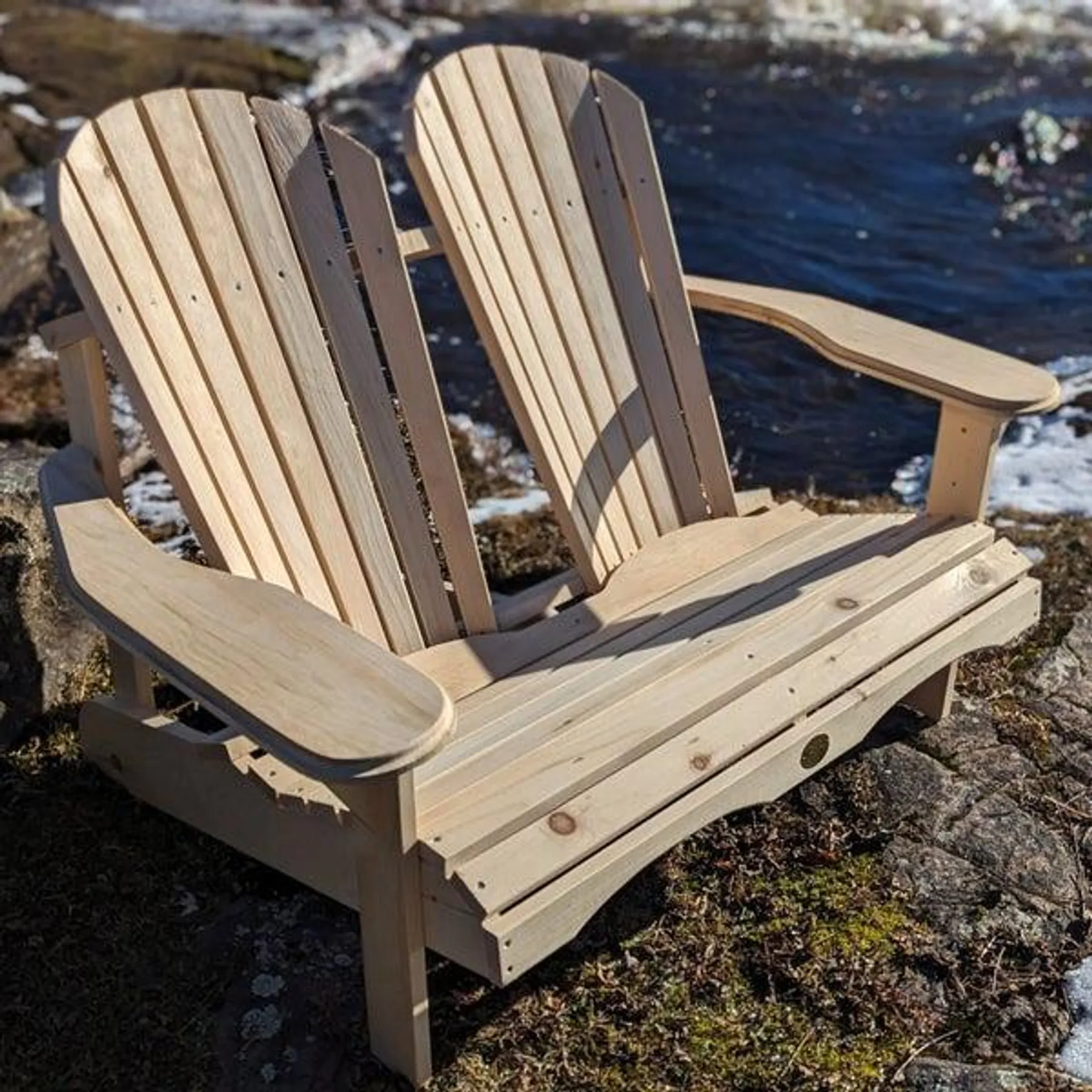 Bear Chair Company Eastern White Pine Loveseat Kit