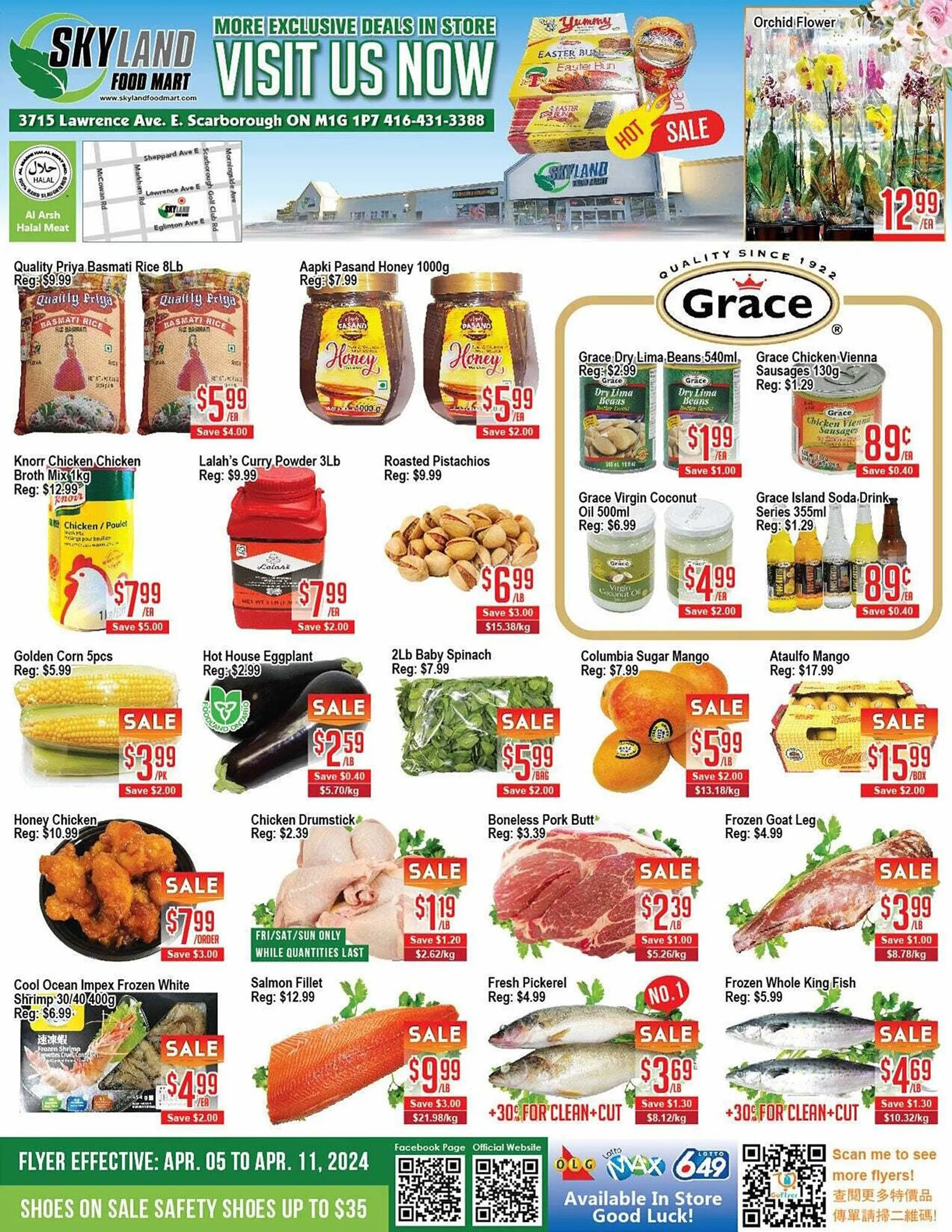 Skyland Foodmart flyer from April 5 to April 12 2024 - flyer page 
