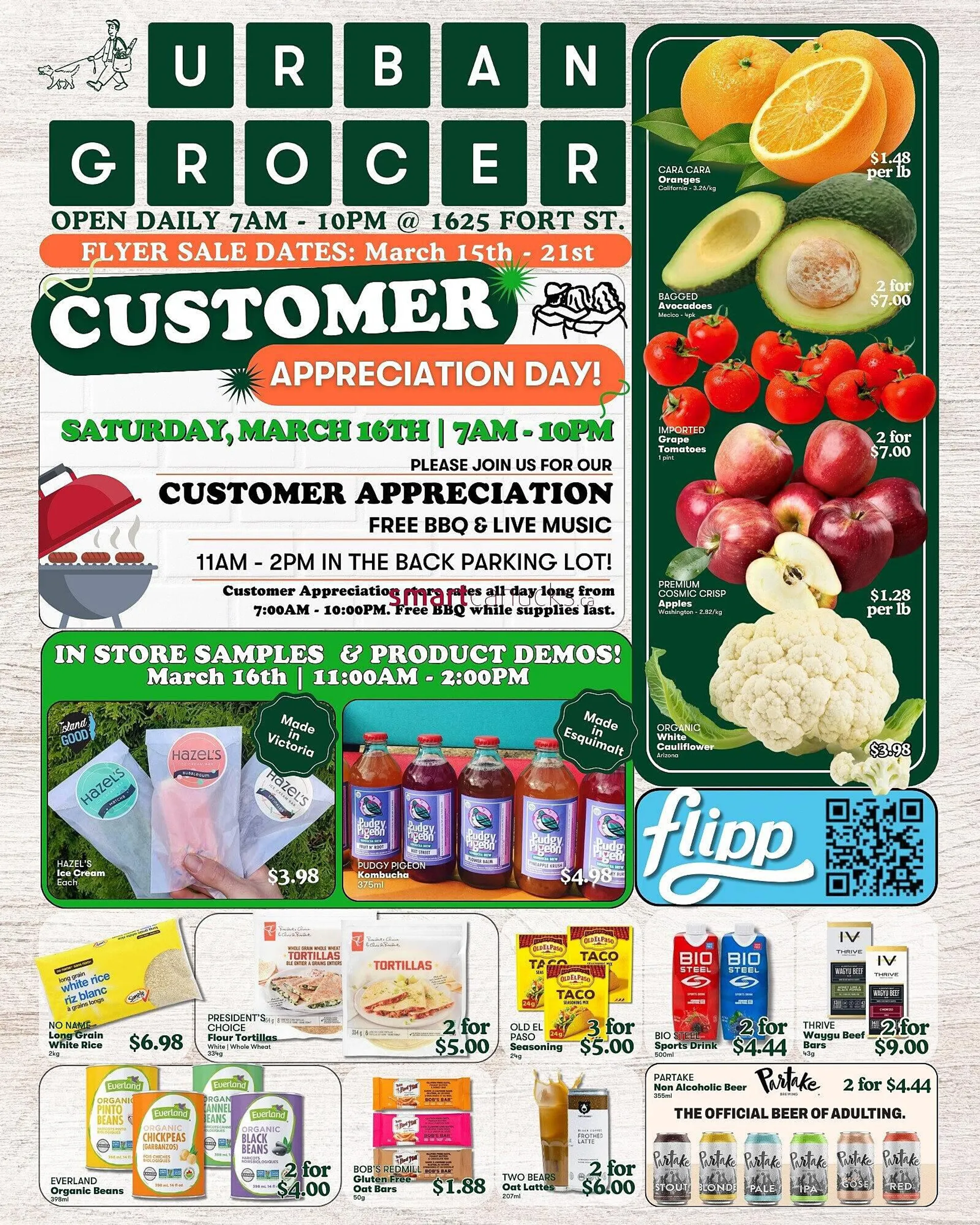 Urban Grocer flyer from March 15 to March 21 2024 - flyer page 1