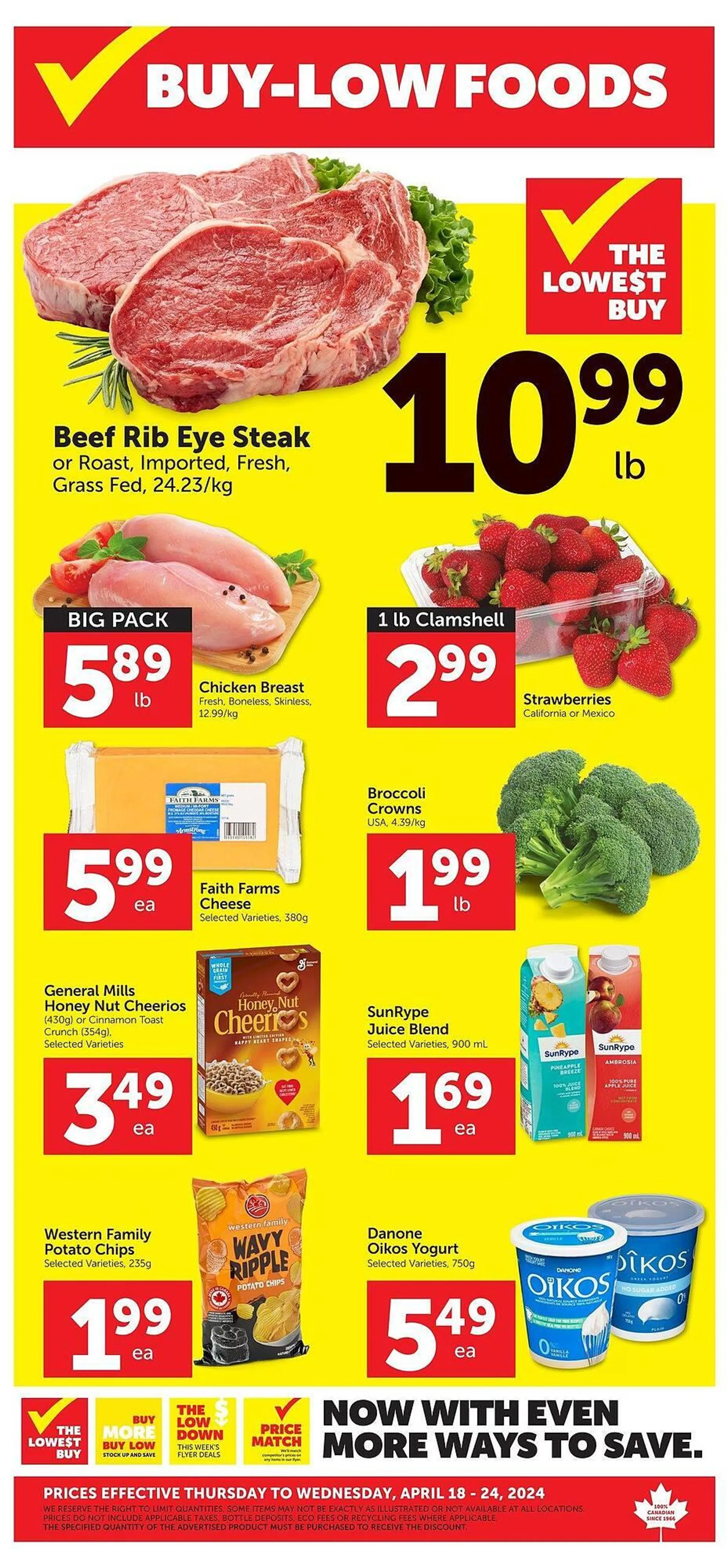 Buy-Low Foods flyer - 1