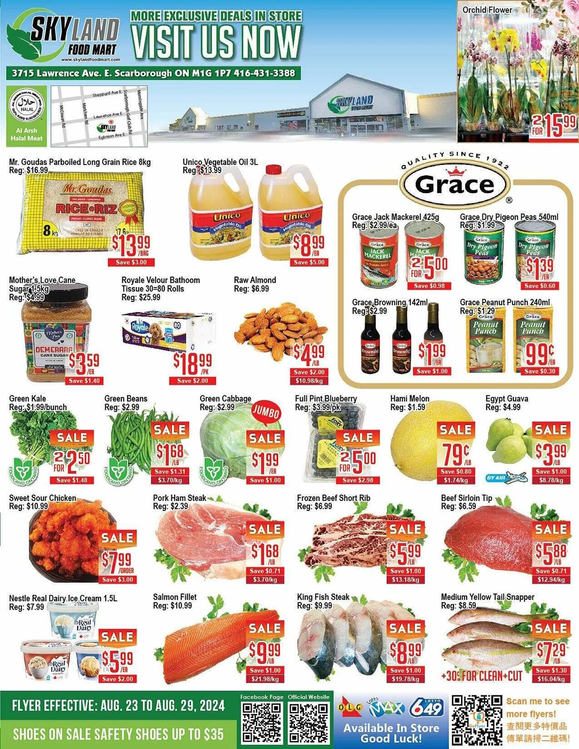 Skyland Foodmart flyer - 1