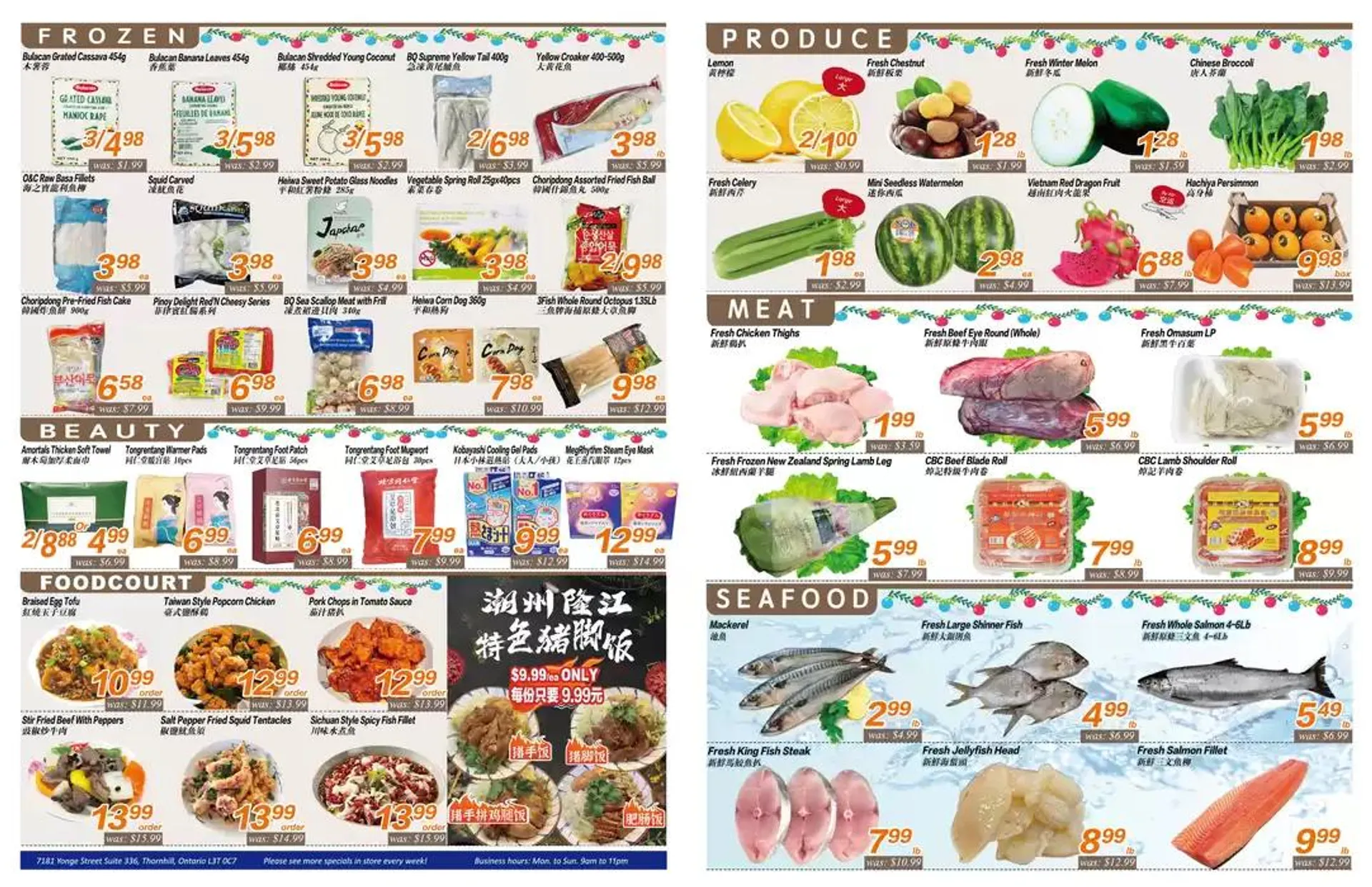 Seasons foodmart flyer from December 20 to January 3 2025 - flyer page 2