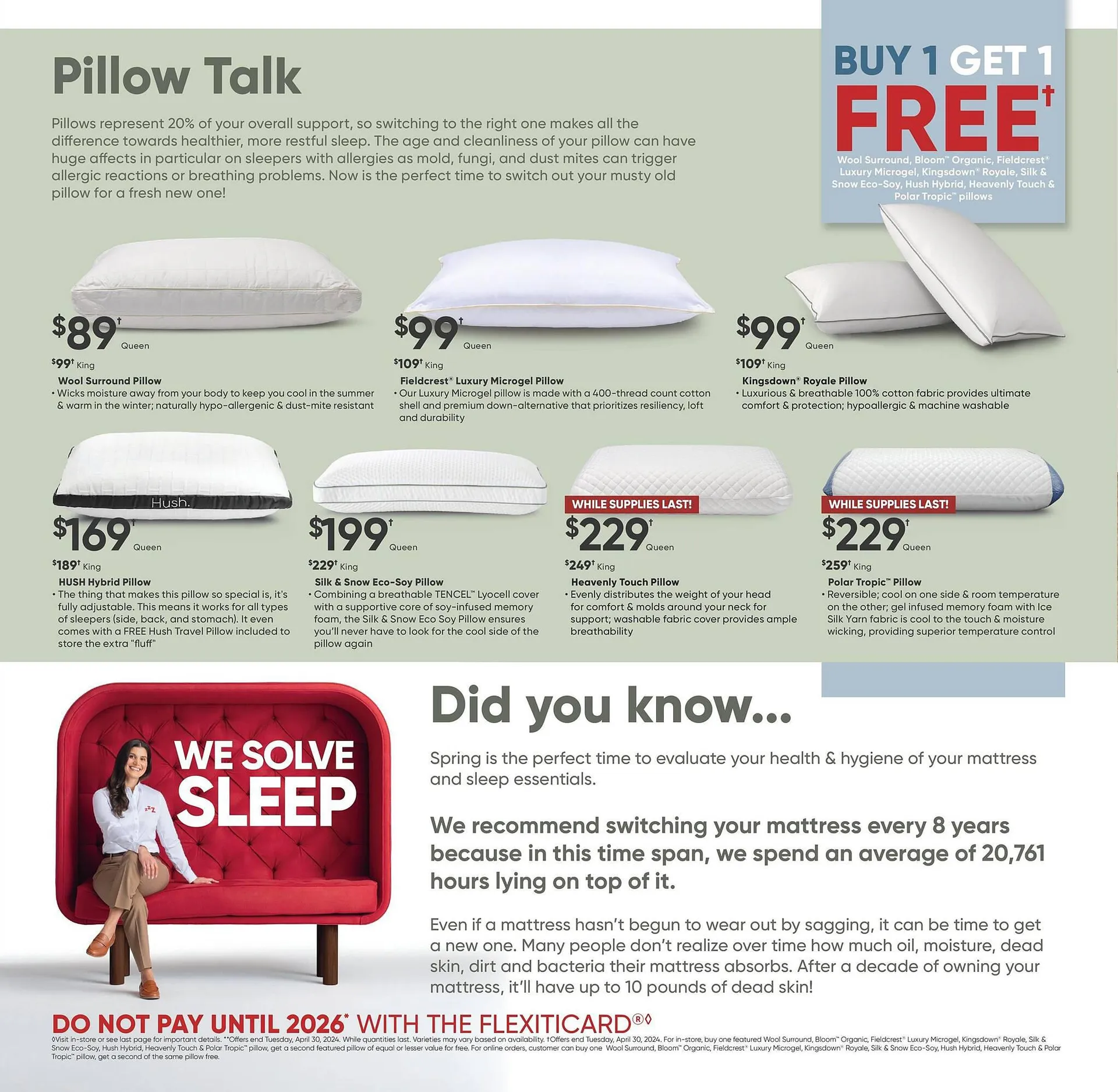 Sleep Country flyer from March 25 to April 9 2024 - flyer page 2