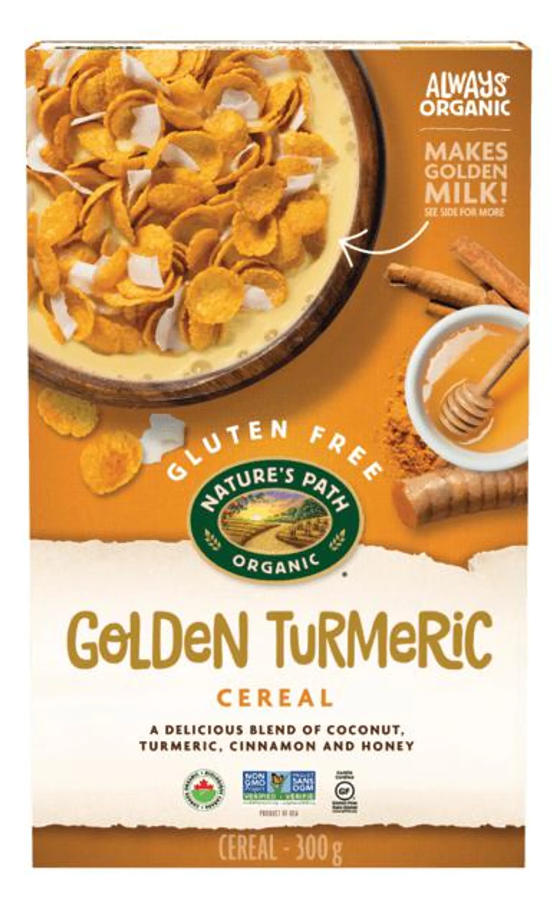 Gluten Free Golden Turmeric Cereal