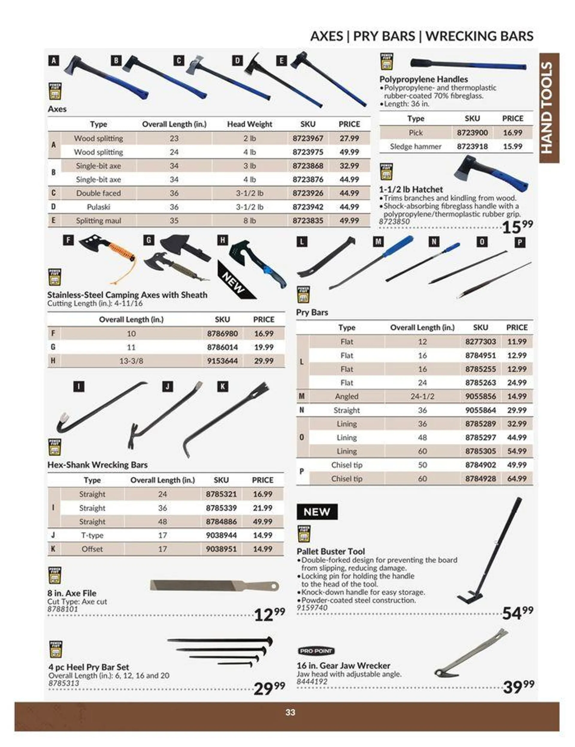 Hand Tools Catalogue from April 23 to April 22 2025 - flyer page 33