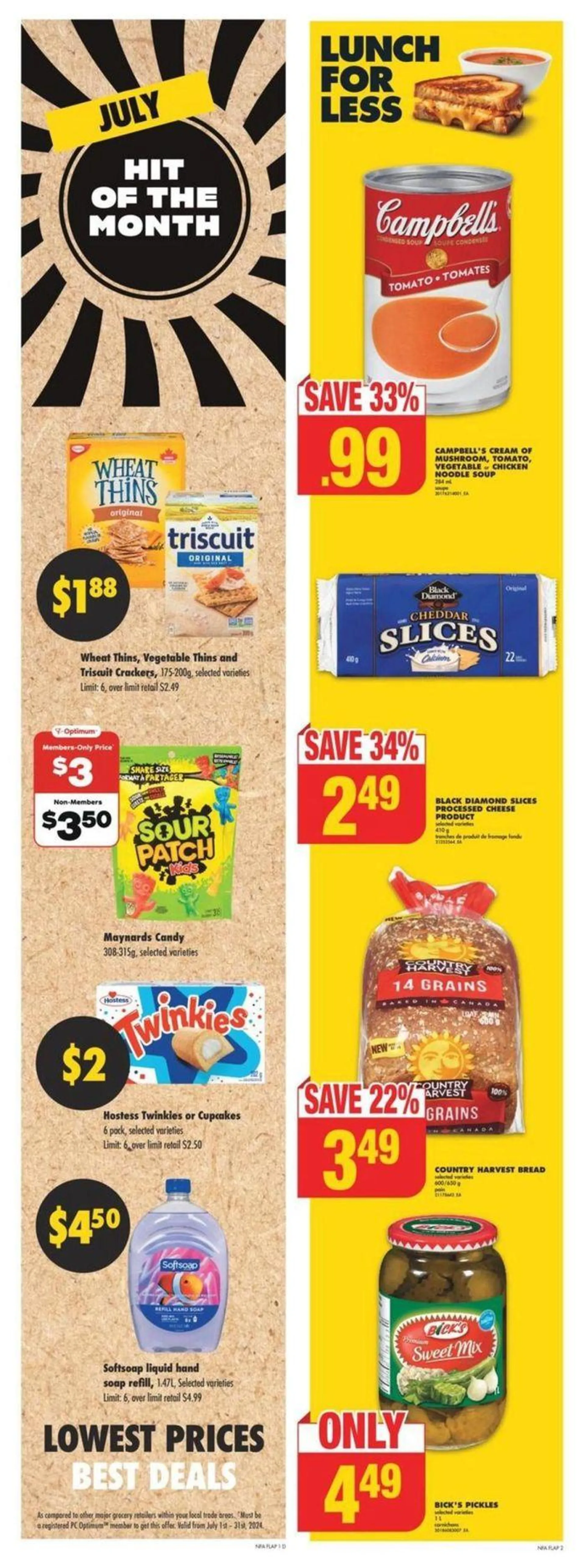 No Frills Weekly ad from July 4 to July 10 2024 - flyer page 1