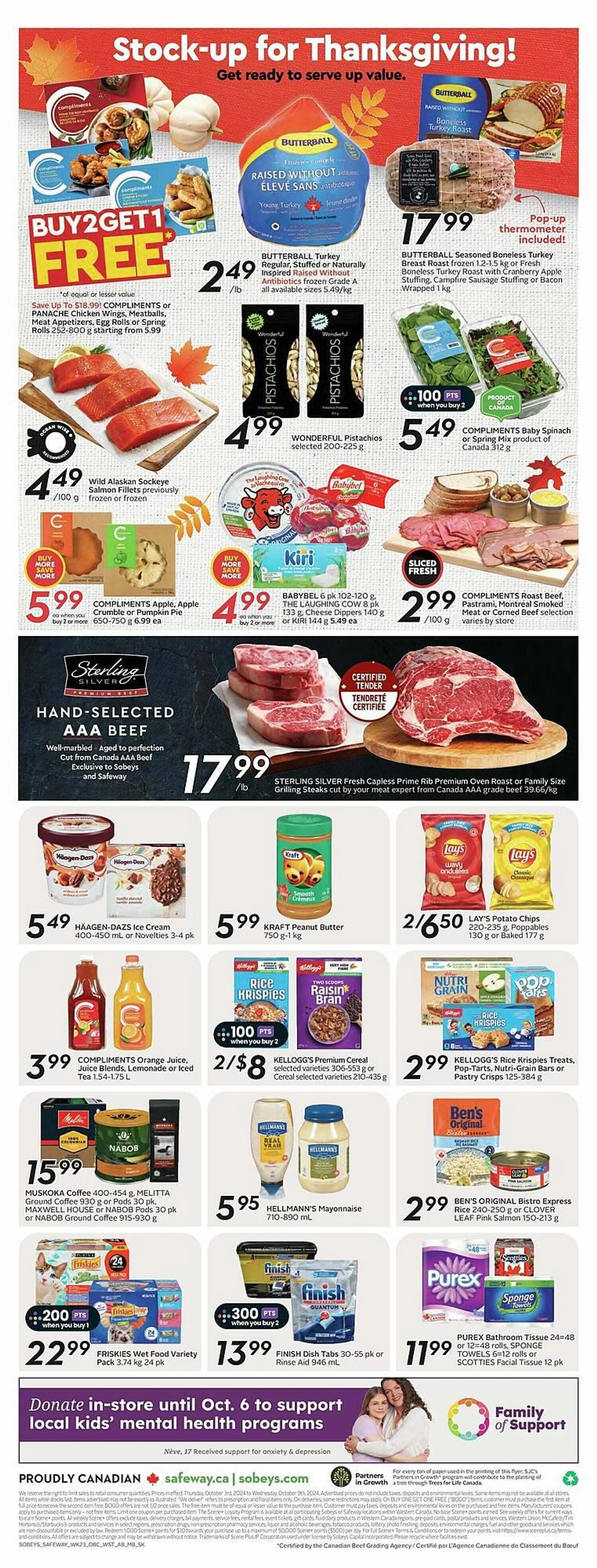 Safeway flyer from October 3 to November 7 2024 - flyer page 4