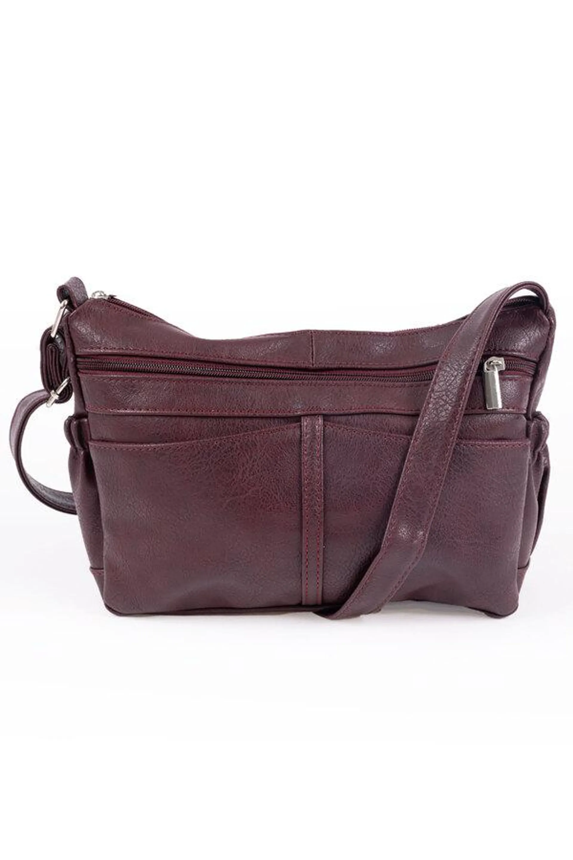 Multi-compartment cross-body bag