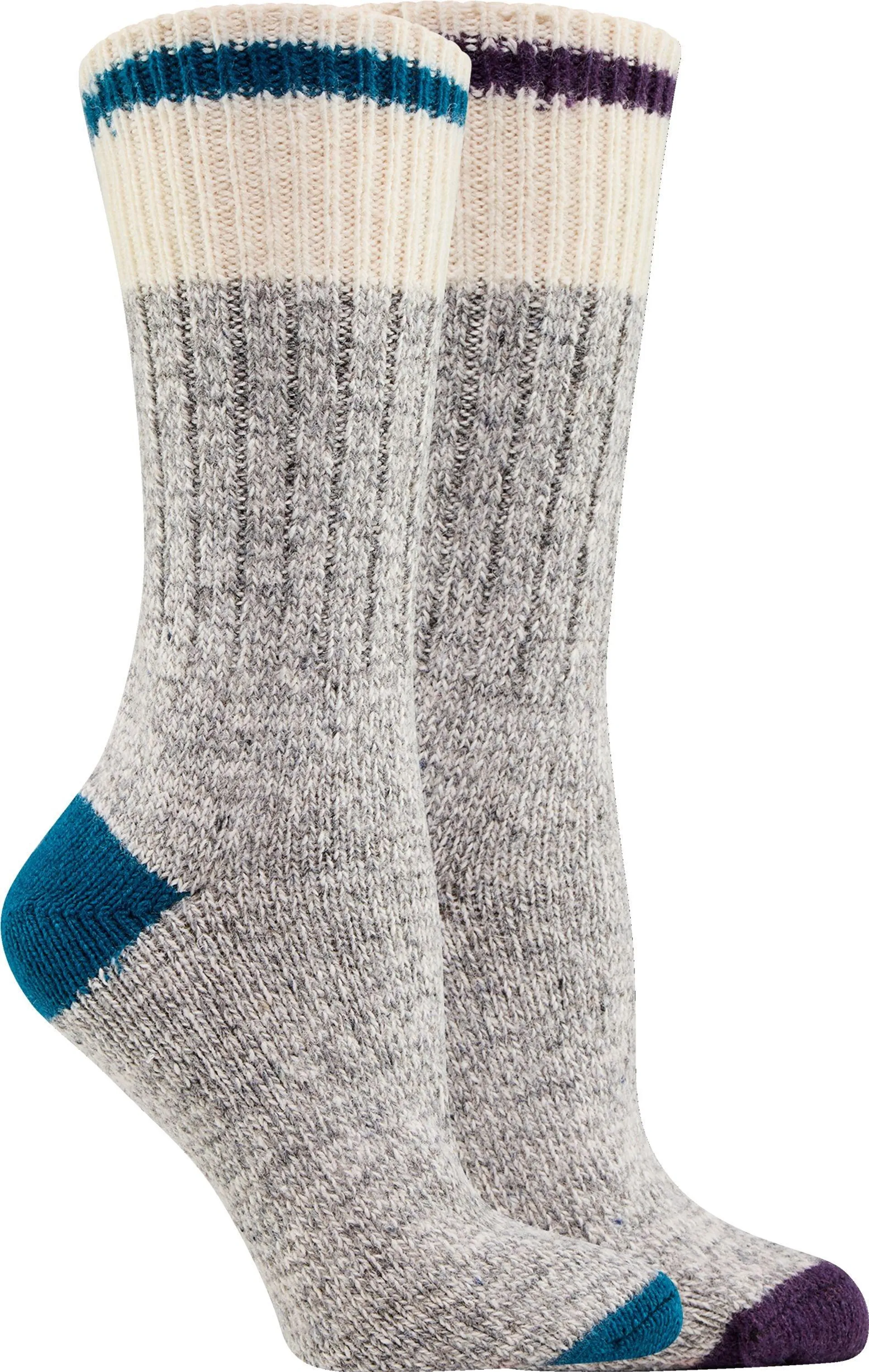 Woods Women's Saddleback Hiking Crew Socks - 2 Pack