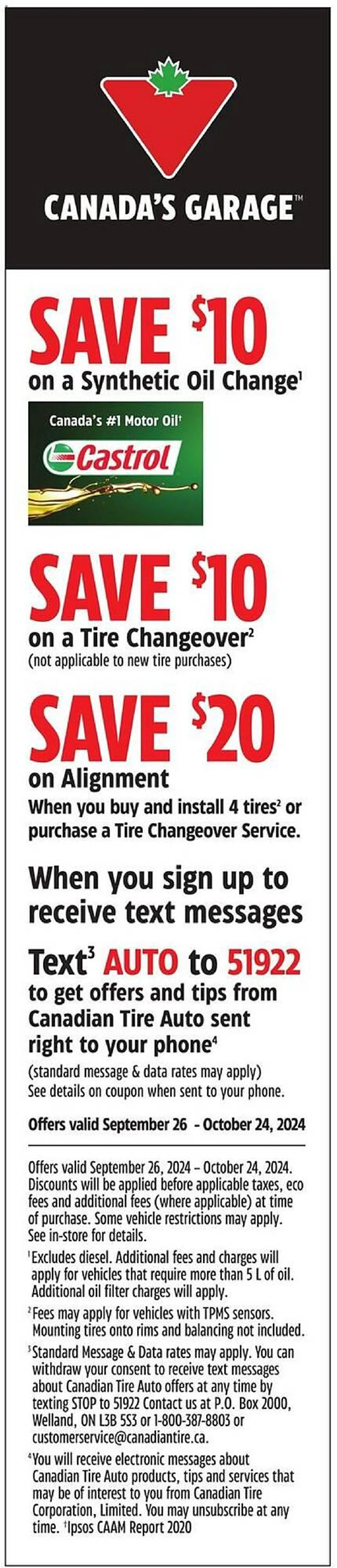 Canadian Tire flyer from September 26 to October 3 2024 - flyer page 27