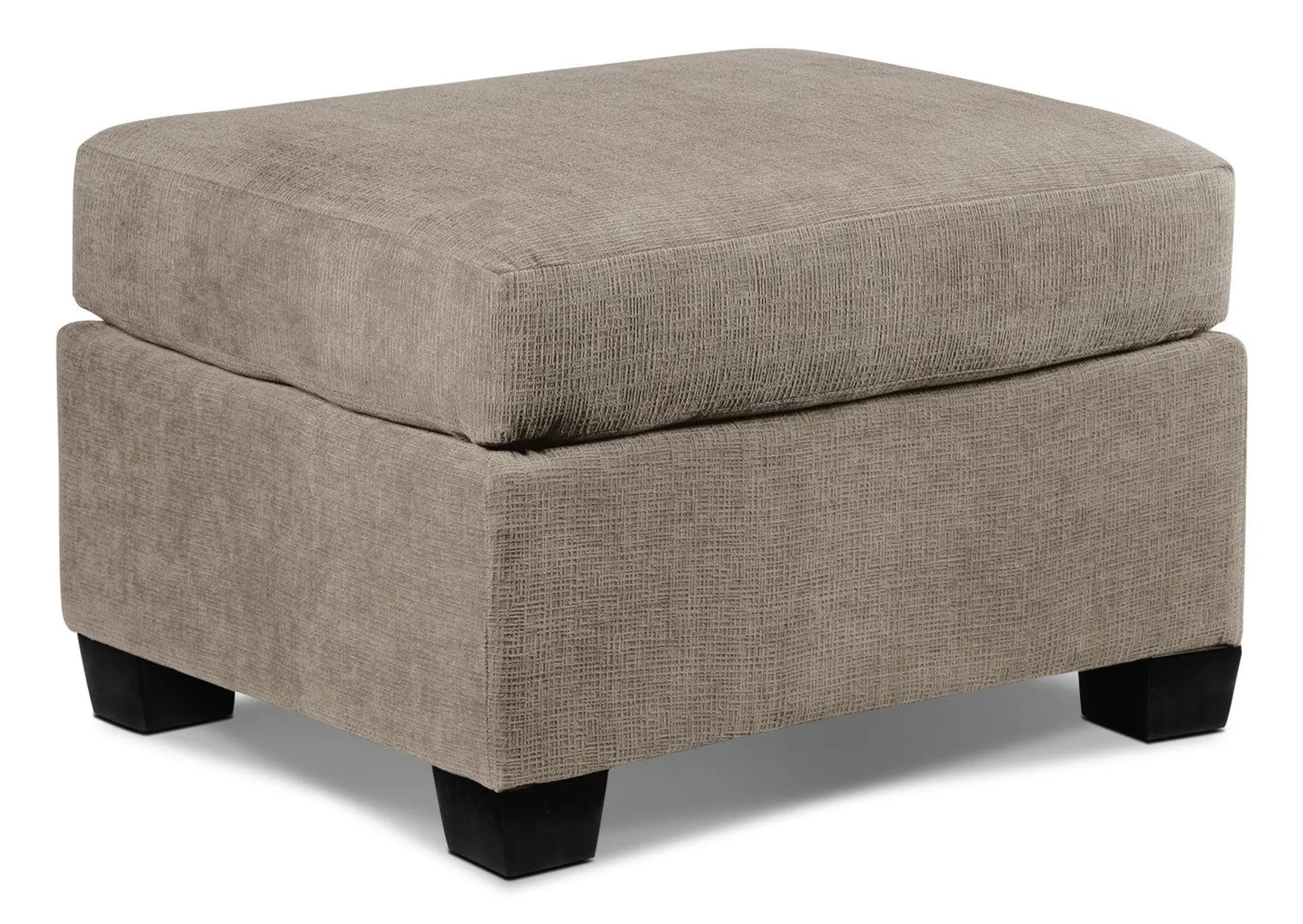 Fava Ottoman - Pewter