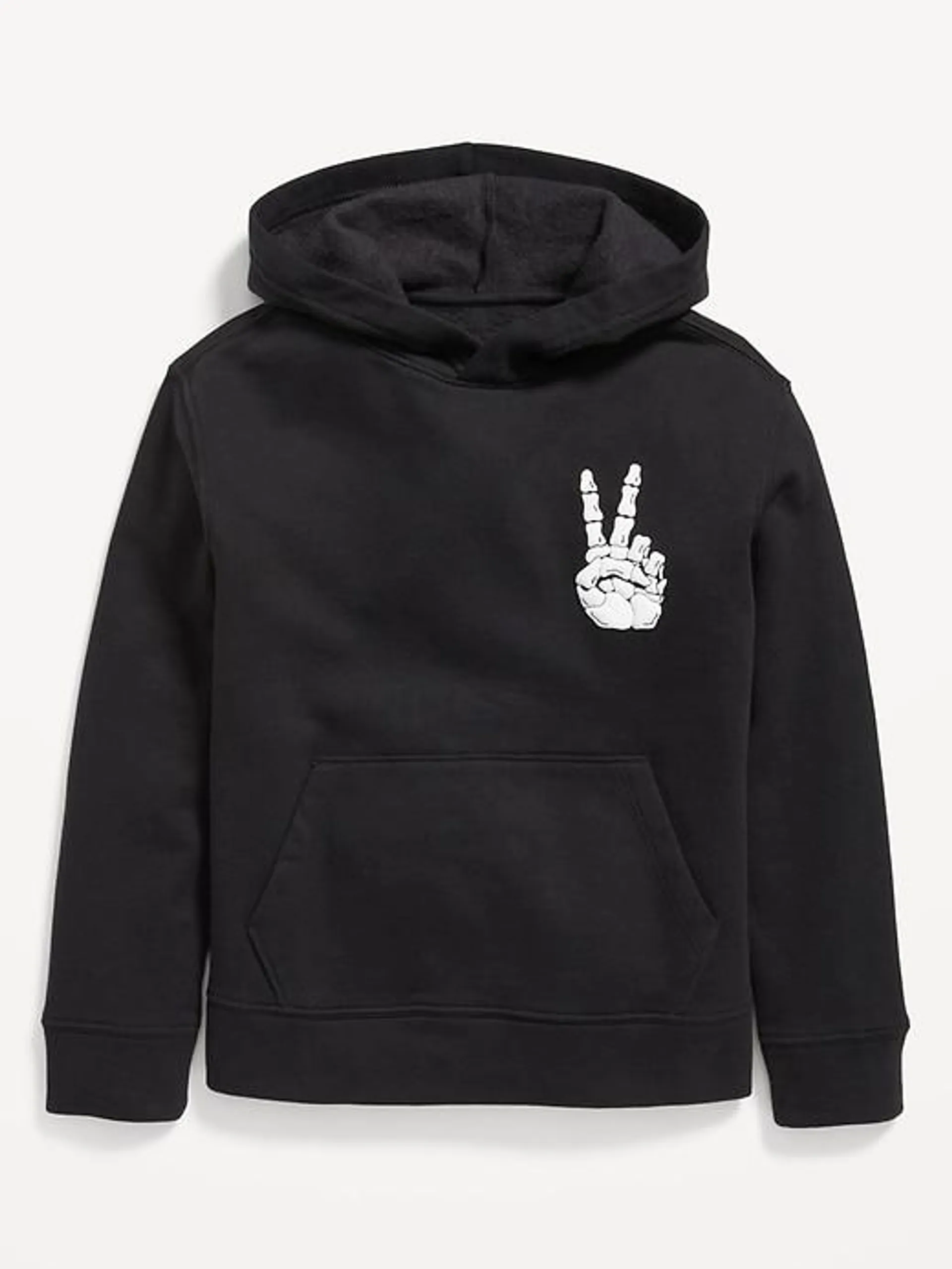 Long-Sleeve Graphic Pullover Hoodie for Boys