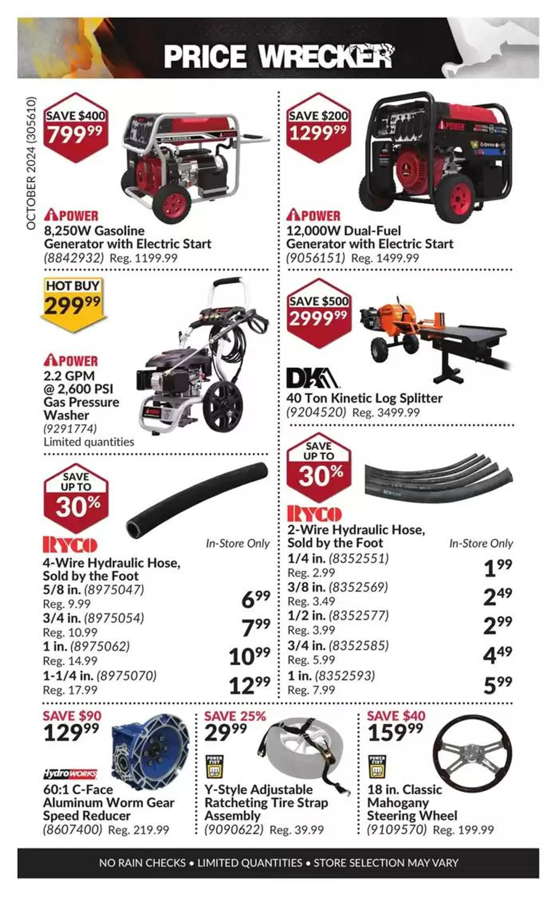 Price Wrecker from October 1 to October 31 2024 - flyer page 39