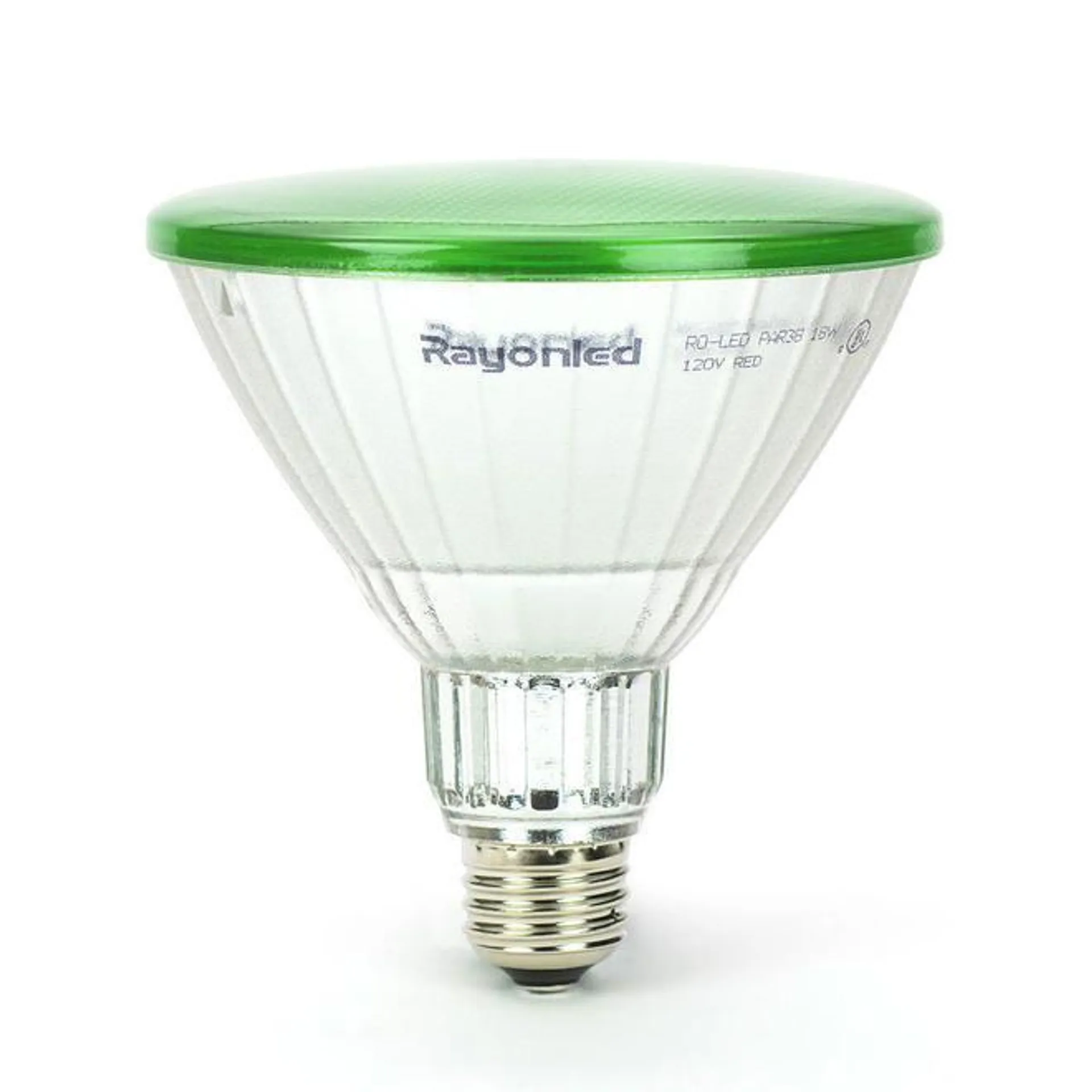 PAR38 Non-Dimmable LED Bulb 15W 110W Equivalent E26 3000K 38º Beam Indoor/Outdoor Floodlight - Green