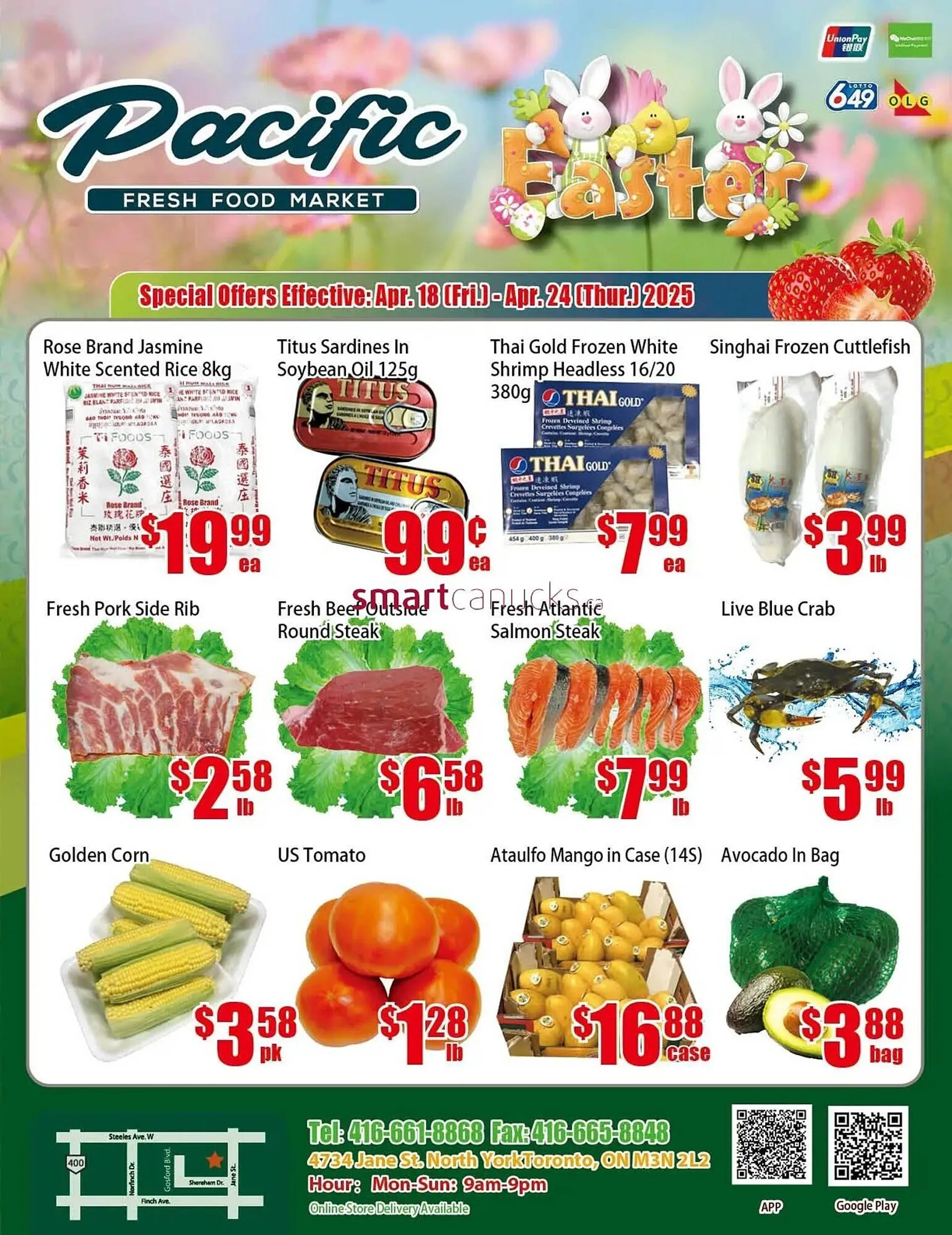 New Pacific Supermarket flyer - 1