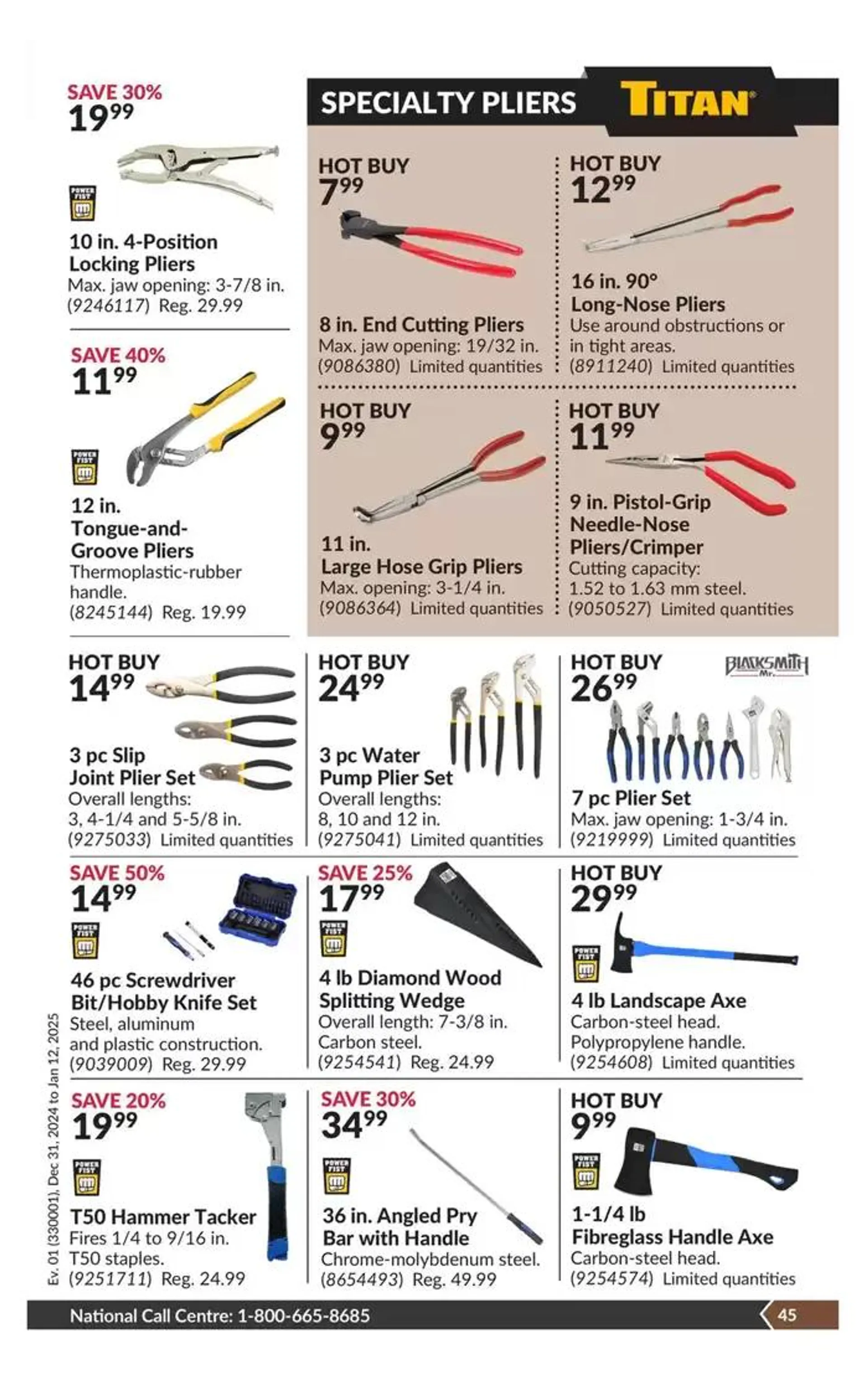 Current bargains and offers from December 31 to January 12 2025 - flyer page 49