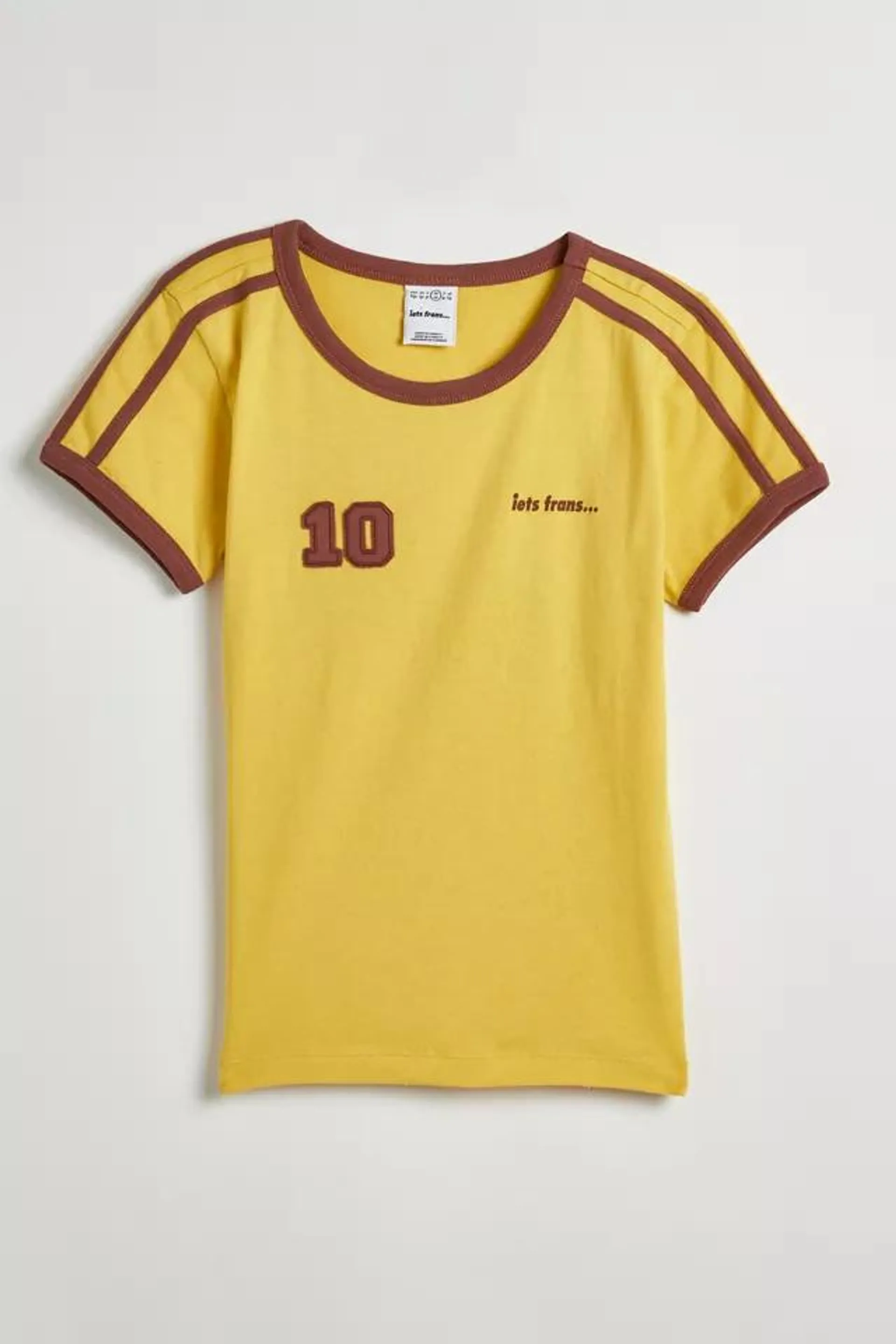 iets frans... Soccer Ringer Baby Tee