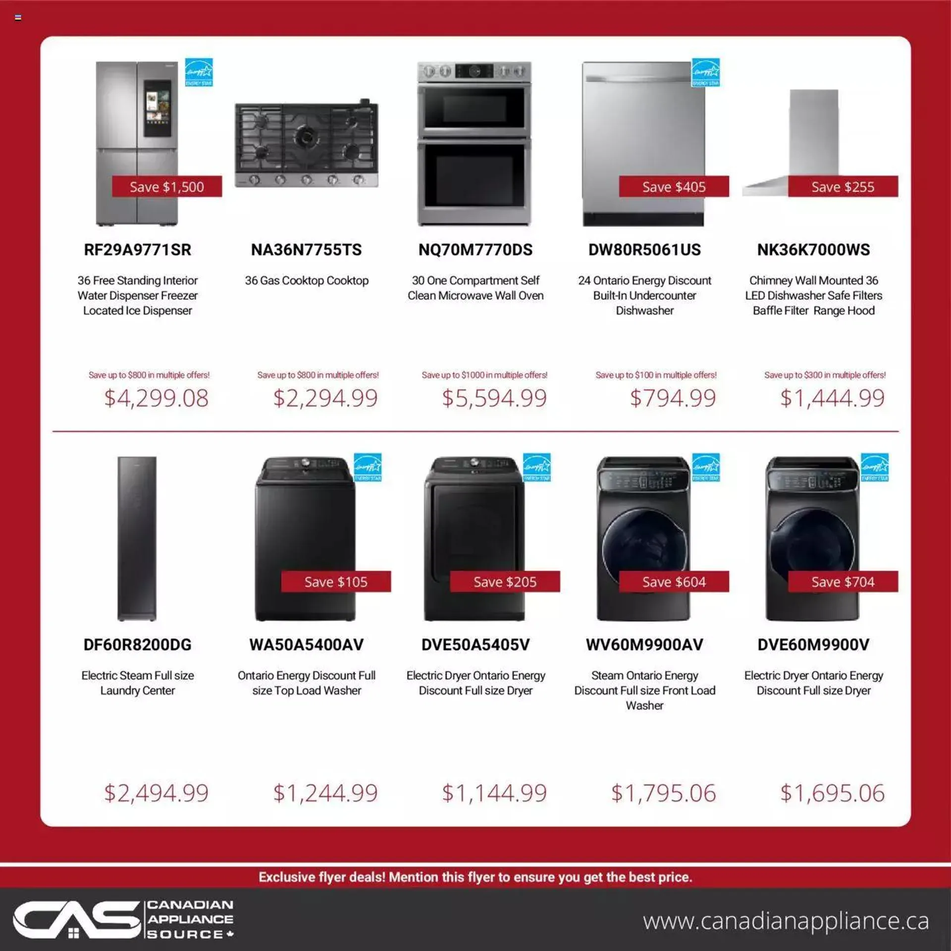 Canadian Appliance Source flyer / circulaire - 9