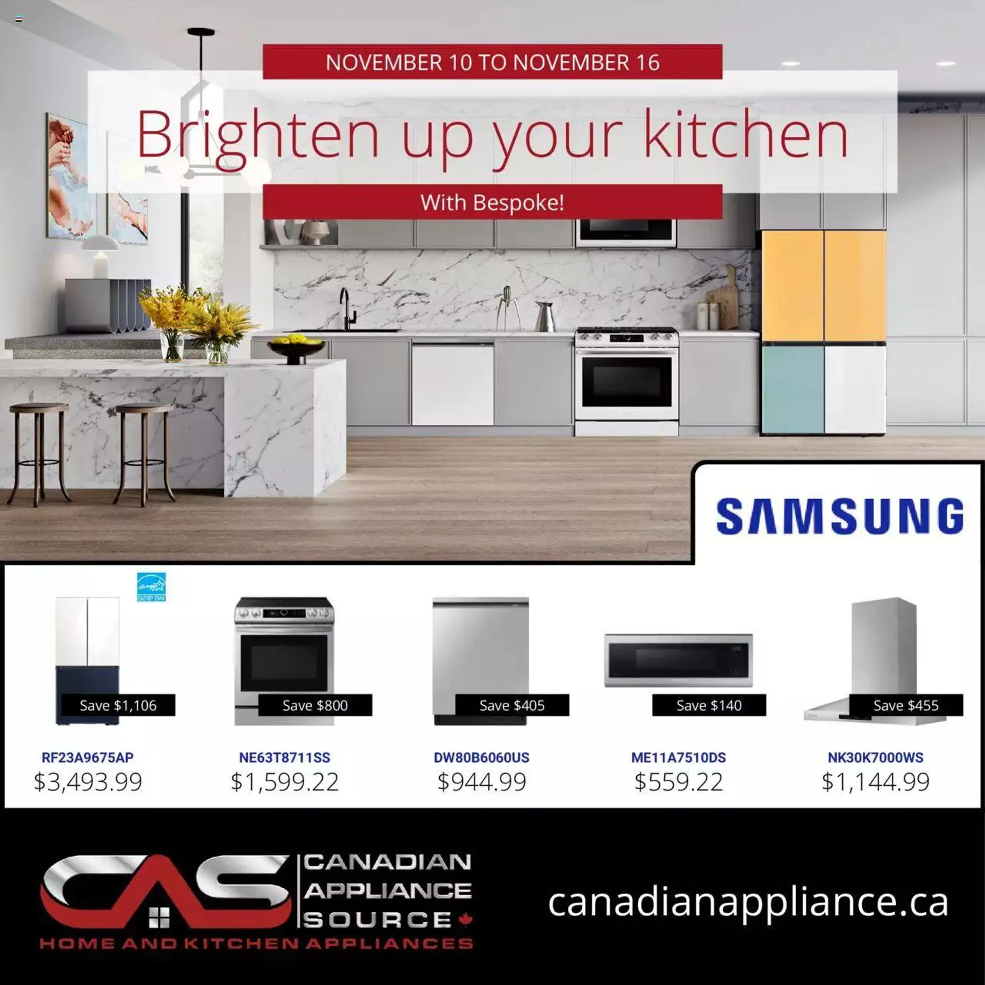 Canadian Appliance Source flyer / circulaire - 0