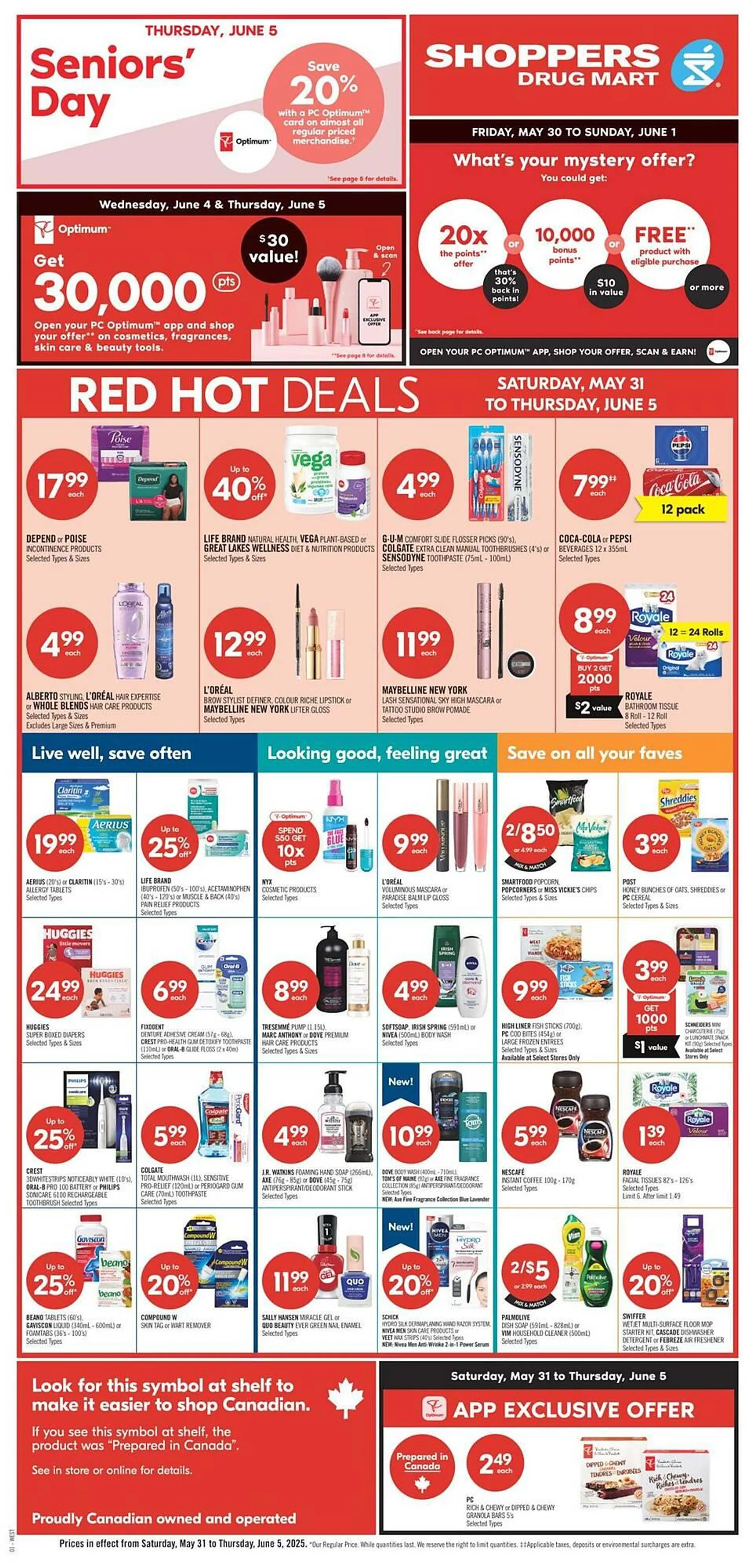 Shoppers Drug Mart flyer from May 31 to June 5 2025 - flyer page 1