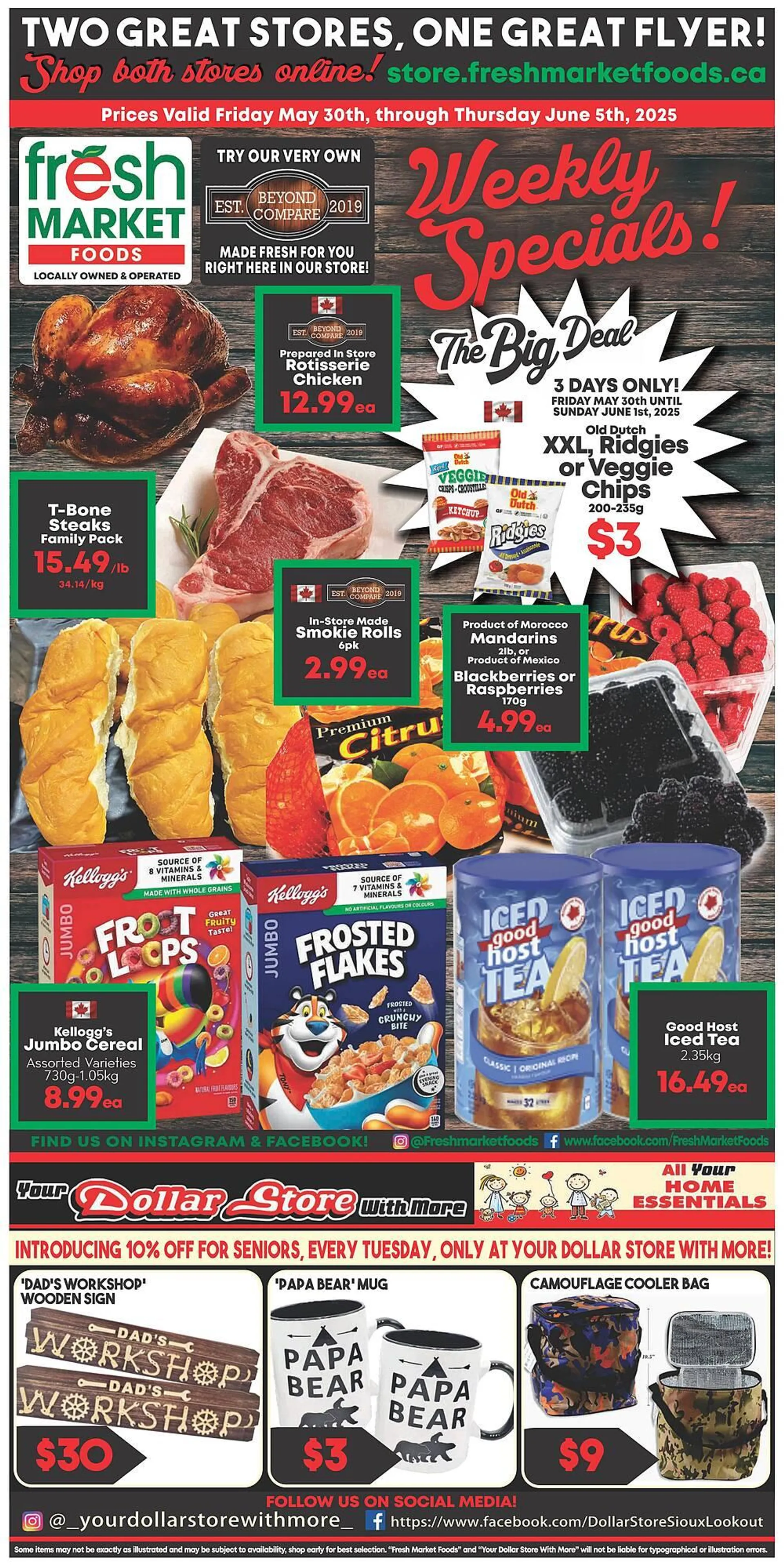 Fresh Market Foods flyer from May 30 to June 5 2025 - flyer page 1