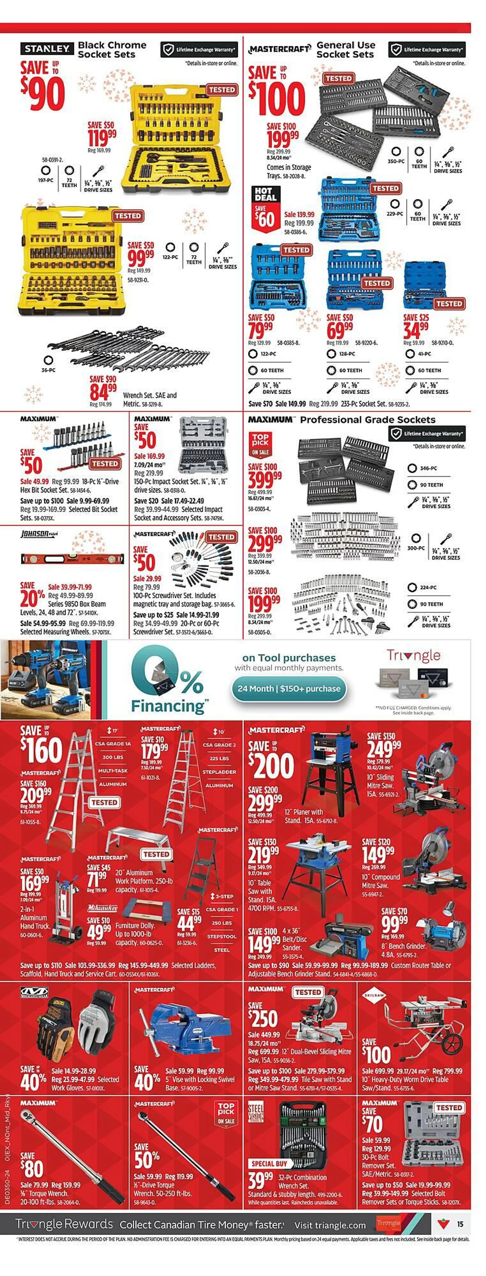 Canadian Tire flyer from December 5 to December 18 2024 - flyer page 15