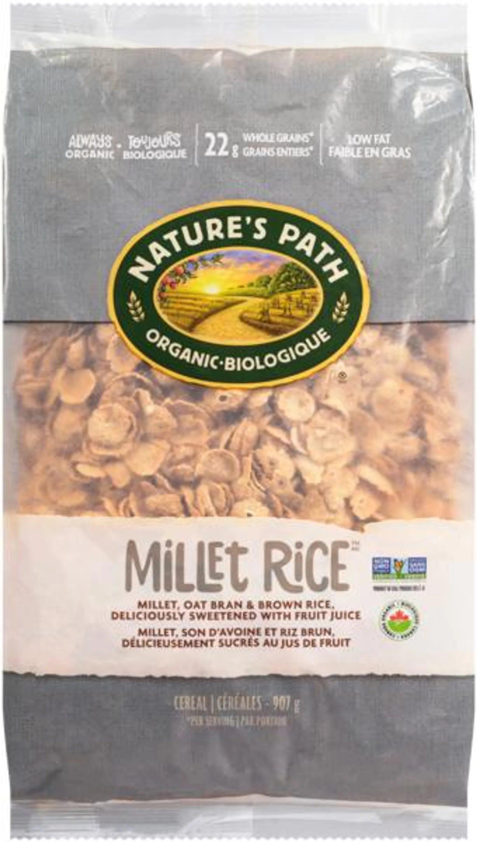 Nature's Path Flocon Millet Riz Brun Ecopac Bio