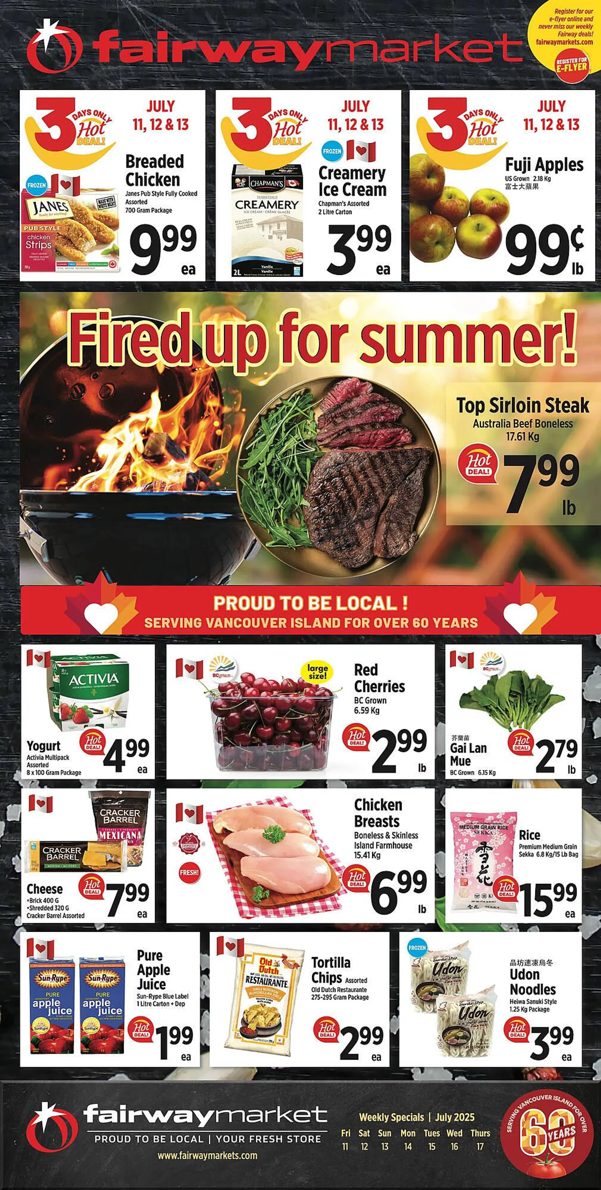 Fairway Market Canada flyer from July 11 to July 17 2025 - flyer page 1