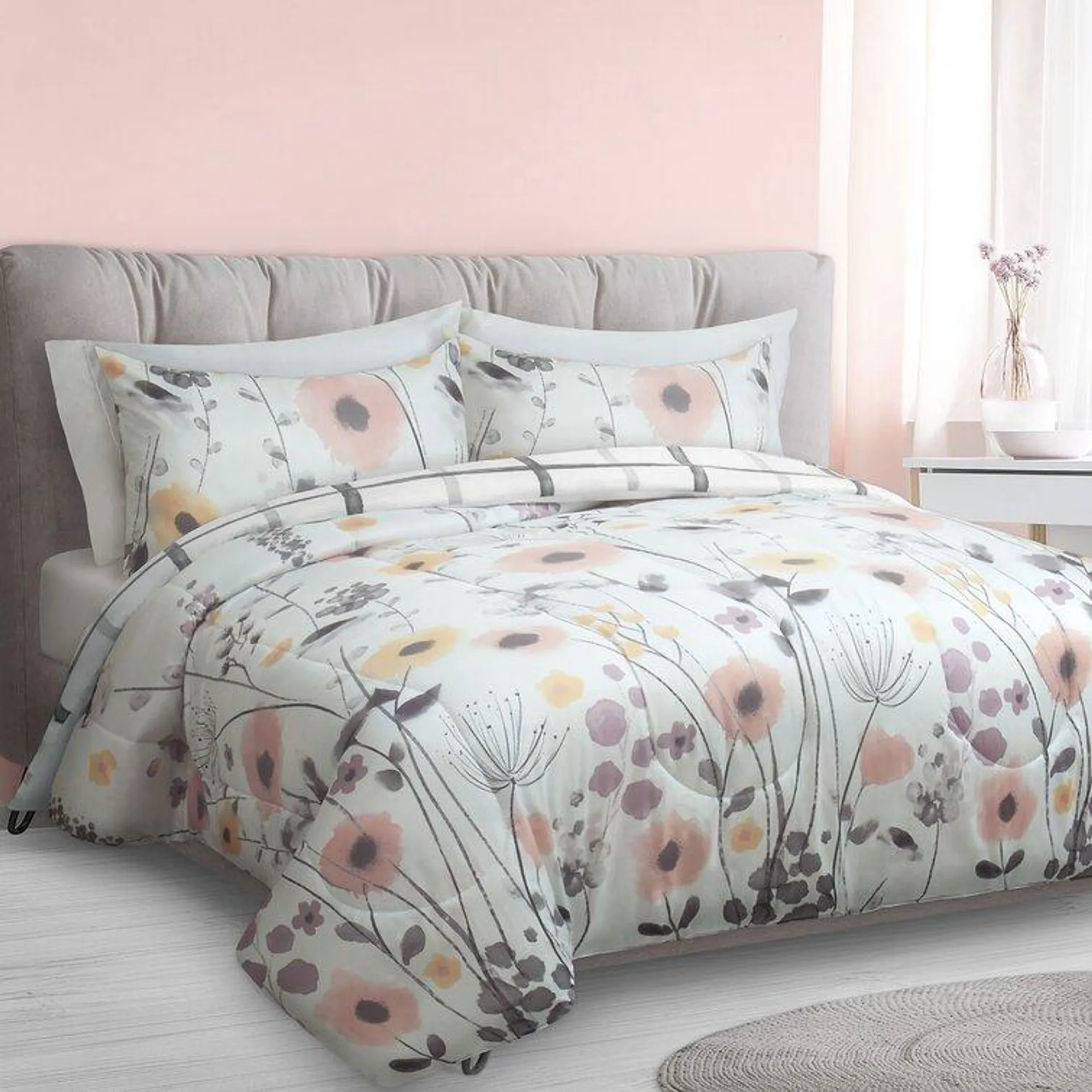 Floral Comforter Set