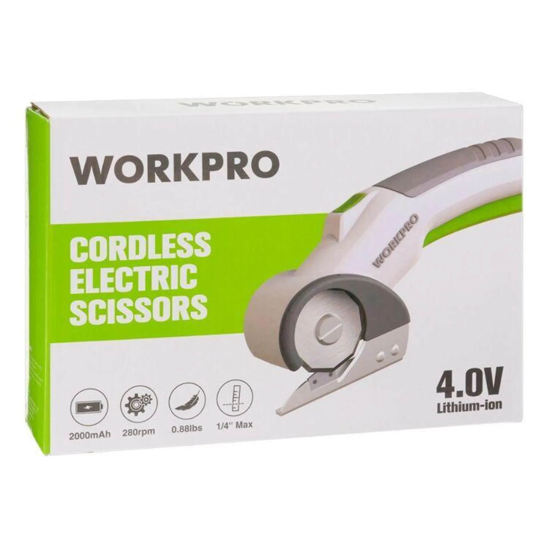 Workpro Cordless Electric Scissors White