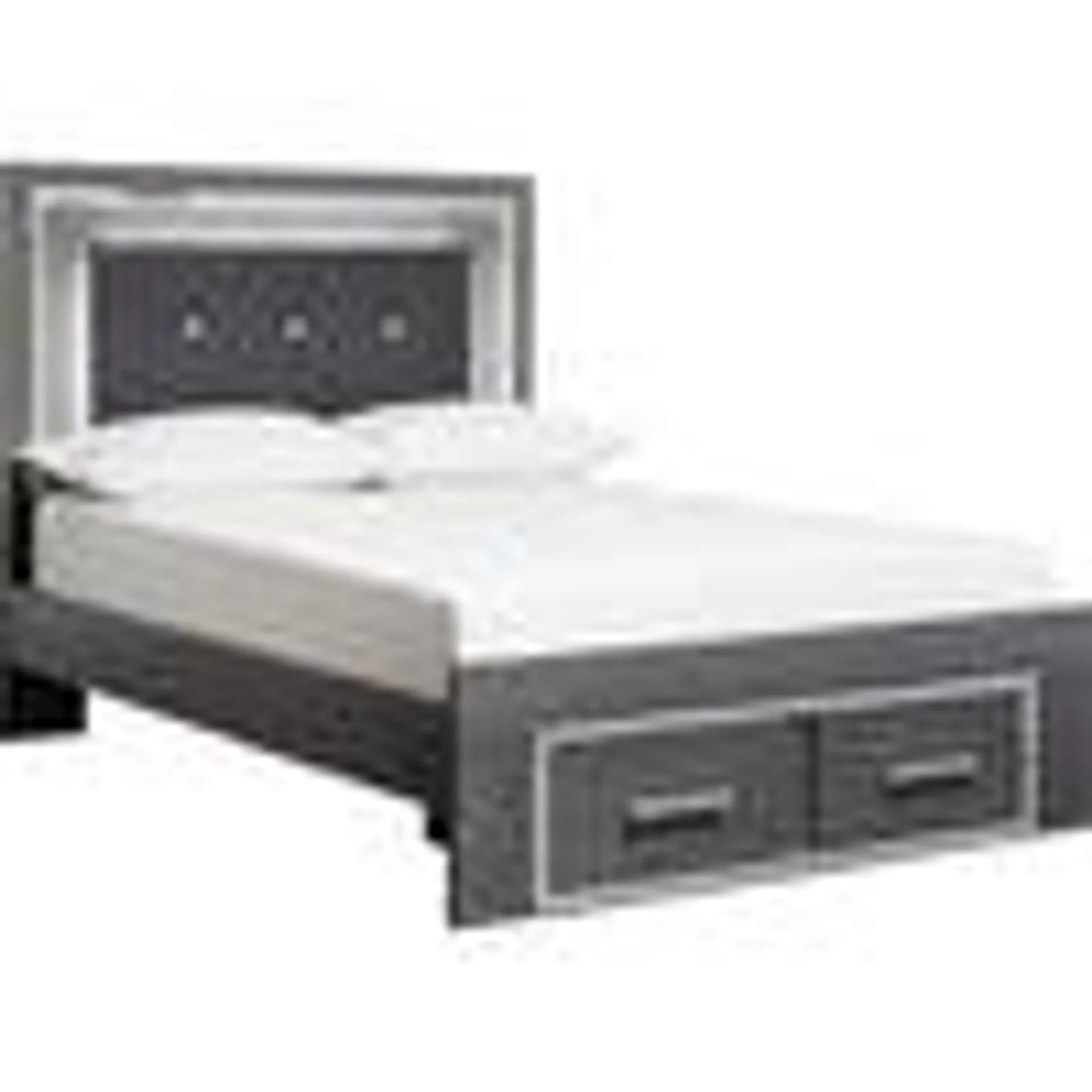 Lodanna 3 Piece Full Storage Bed - Gray