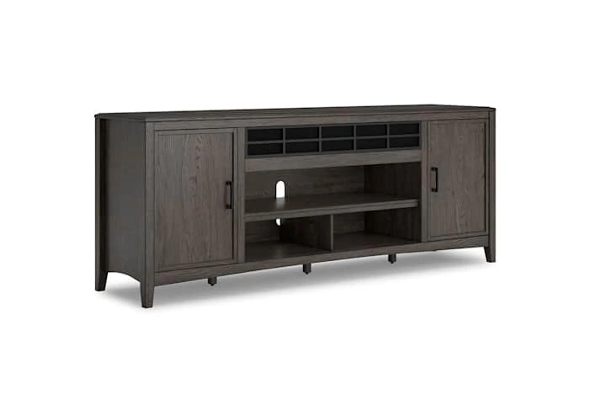 Montillan Large TV Stand - Grayish Brown